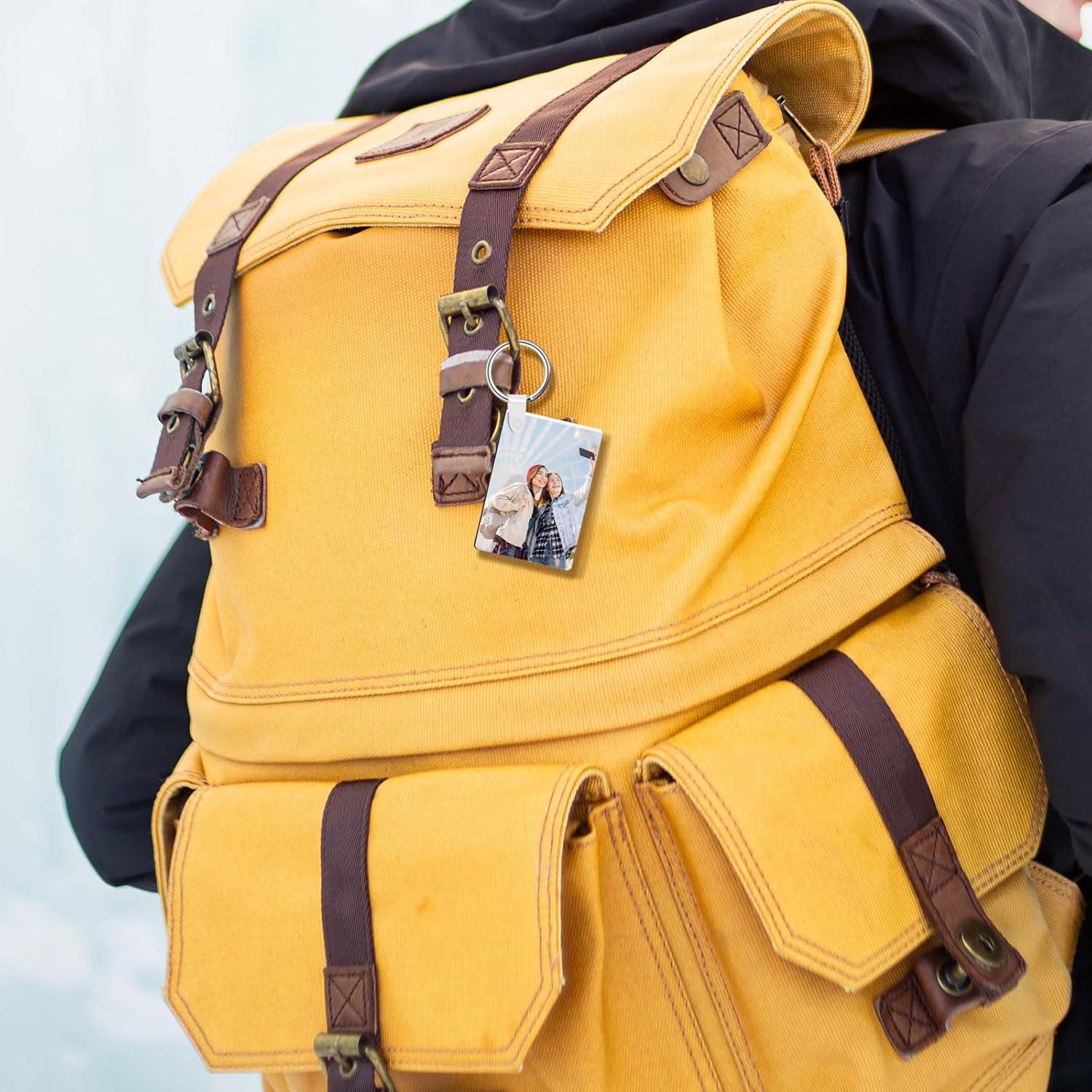 Kit 90 Pcs Llaveros de Sublimación Rectangulares DIY