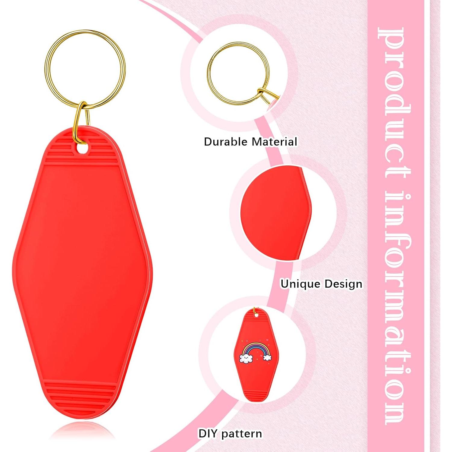 Llaveros Retro Thyle en Blanco para Sublimación - 60 Piezas