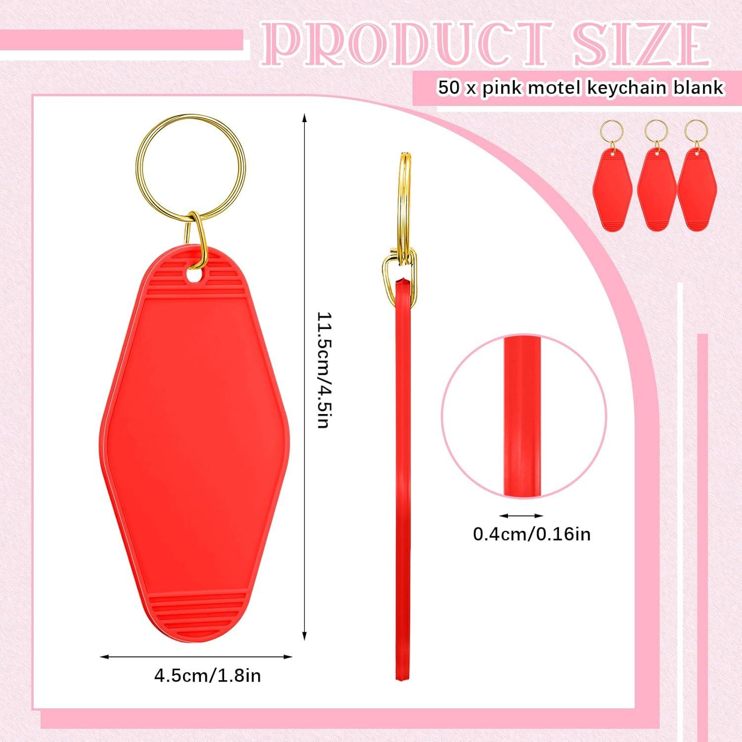 Llaveros Retro Thyle en Blanco para Sublimación - 60 Piezas