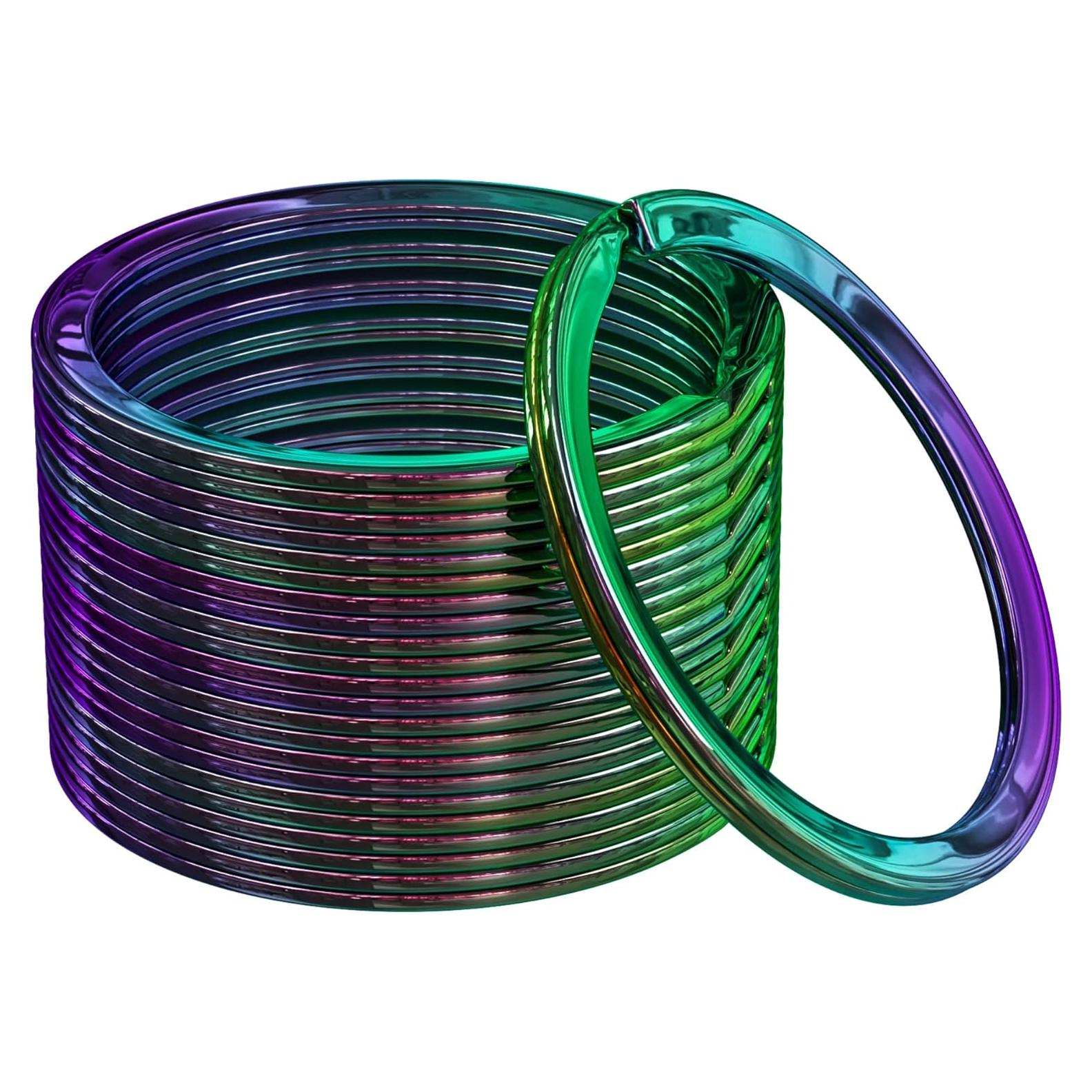 Anillos de Llave Planos de Alta Resistencia Silipac - Lote de 12