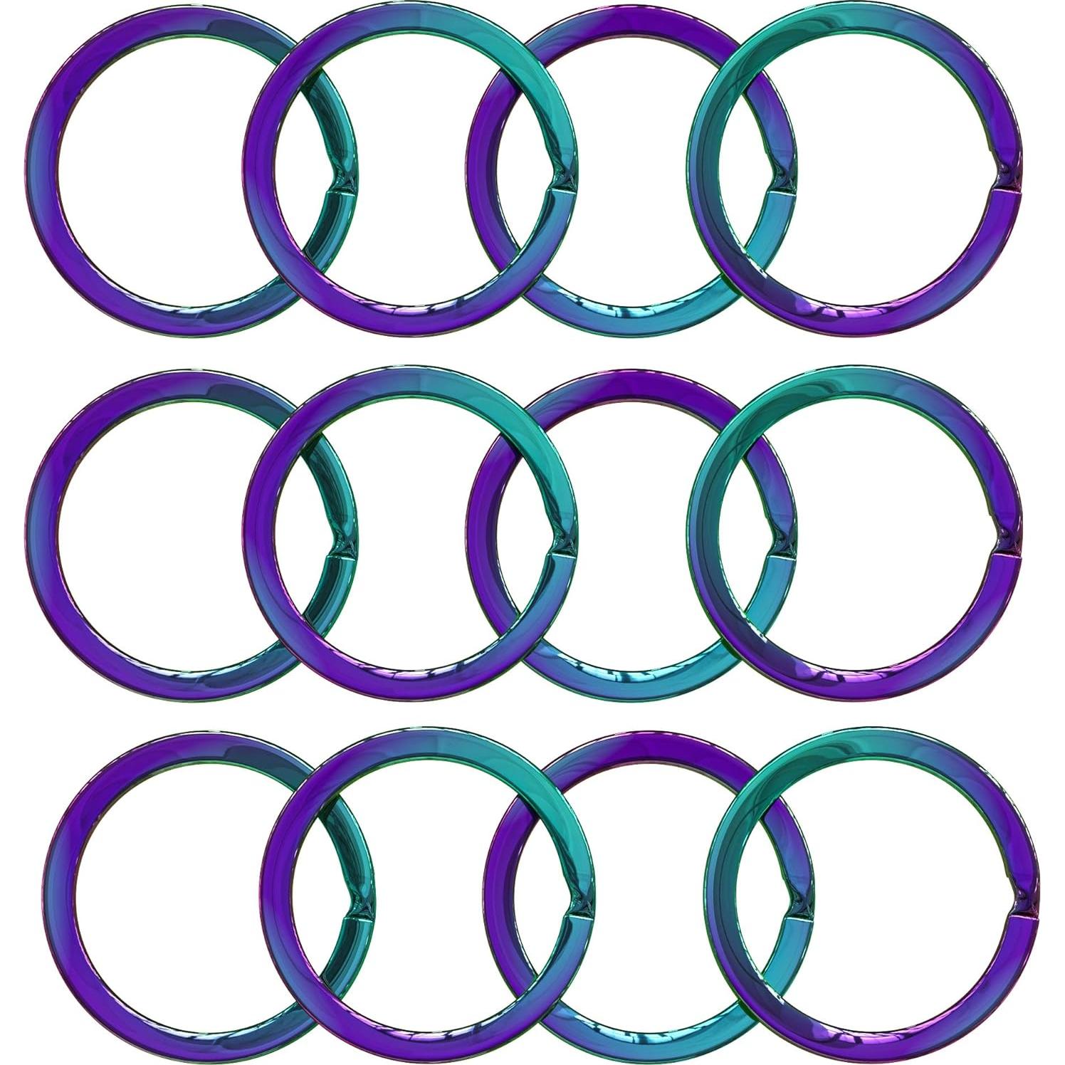 Anillos de Llave Planos de Alta Resistencia Silipac - Lote de 12