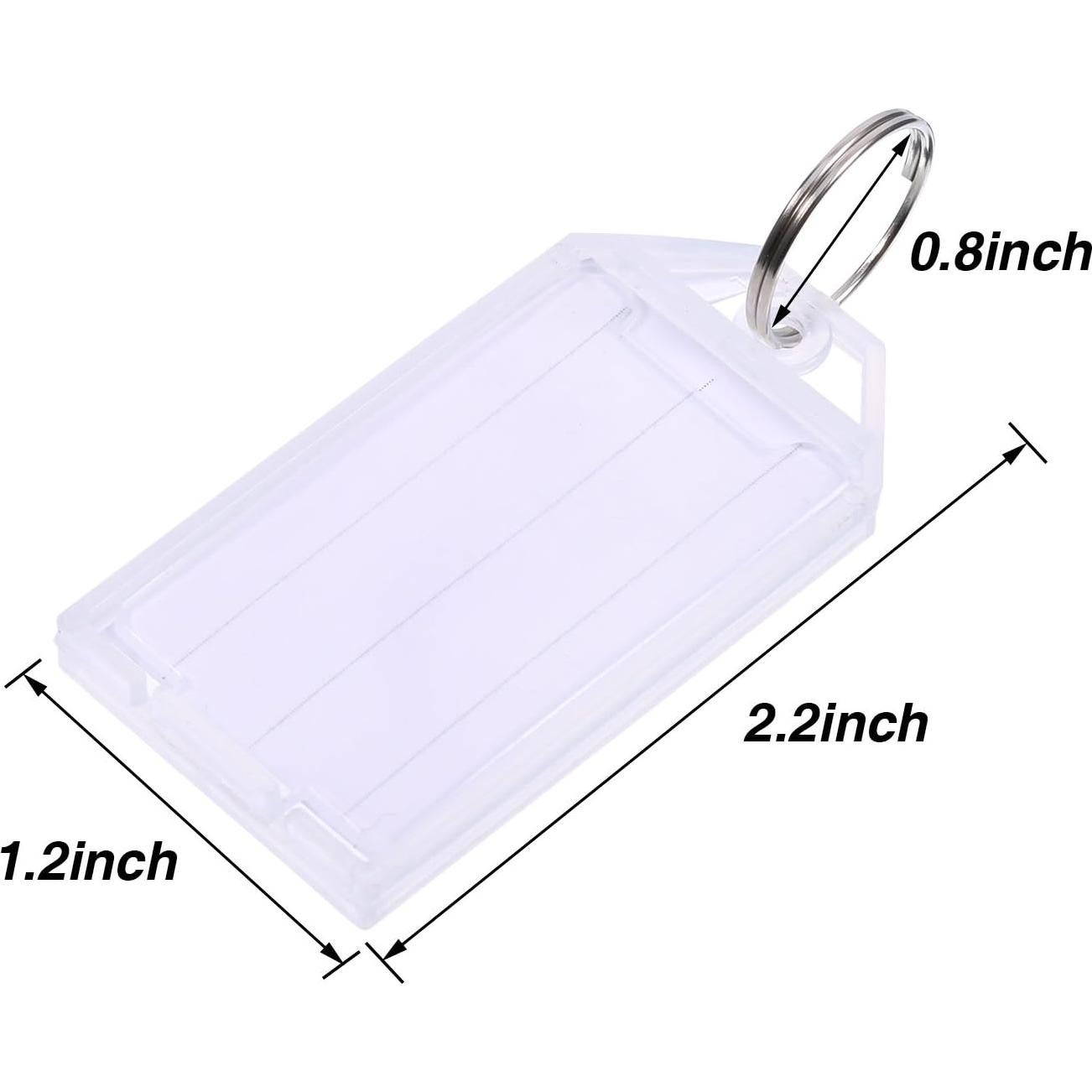 Etiquetas de Llave Plástico Resistente TecUnite 50 Piezas