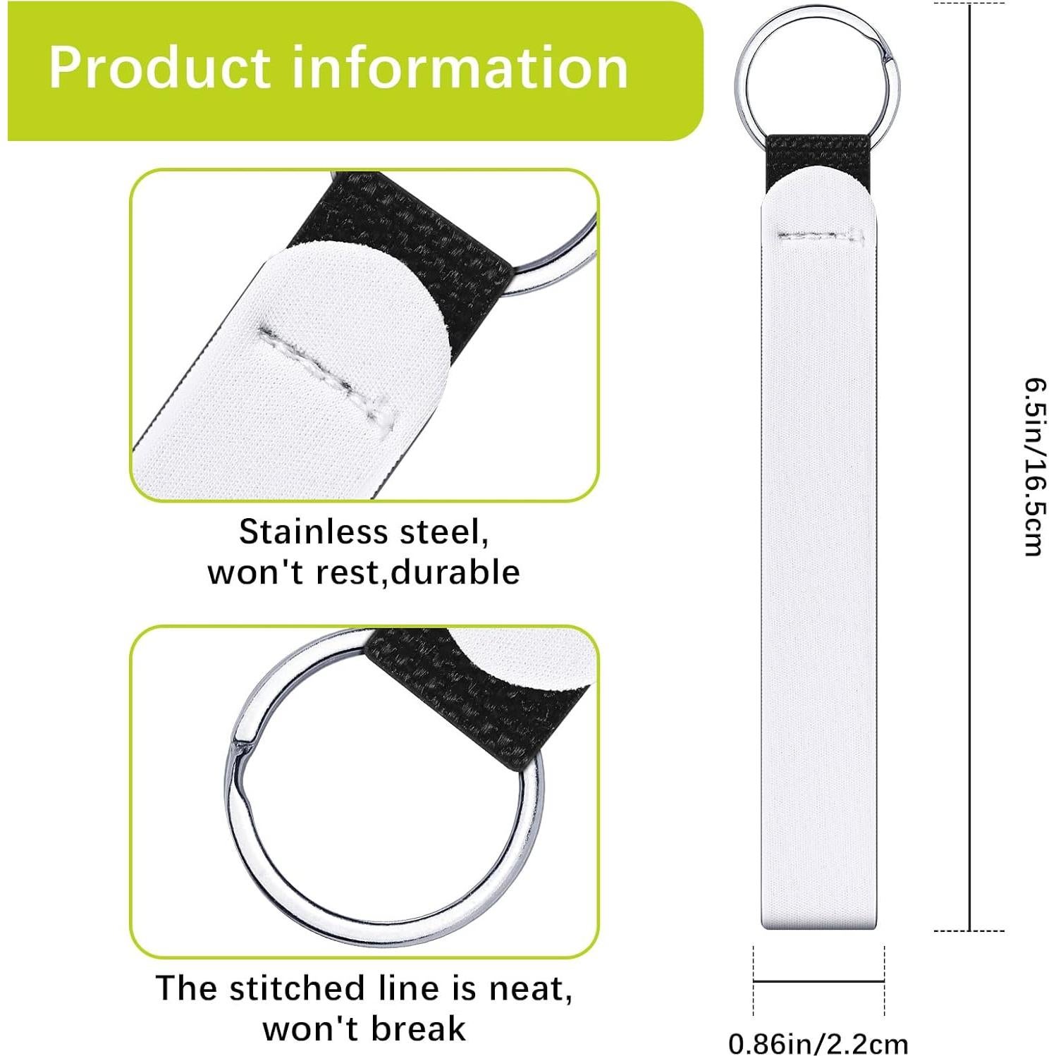 20 Llavero de Muñequera de Sublimación Neopreno Anpuimult