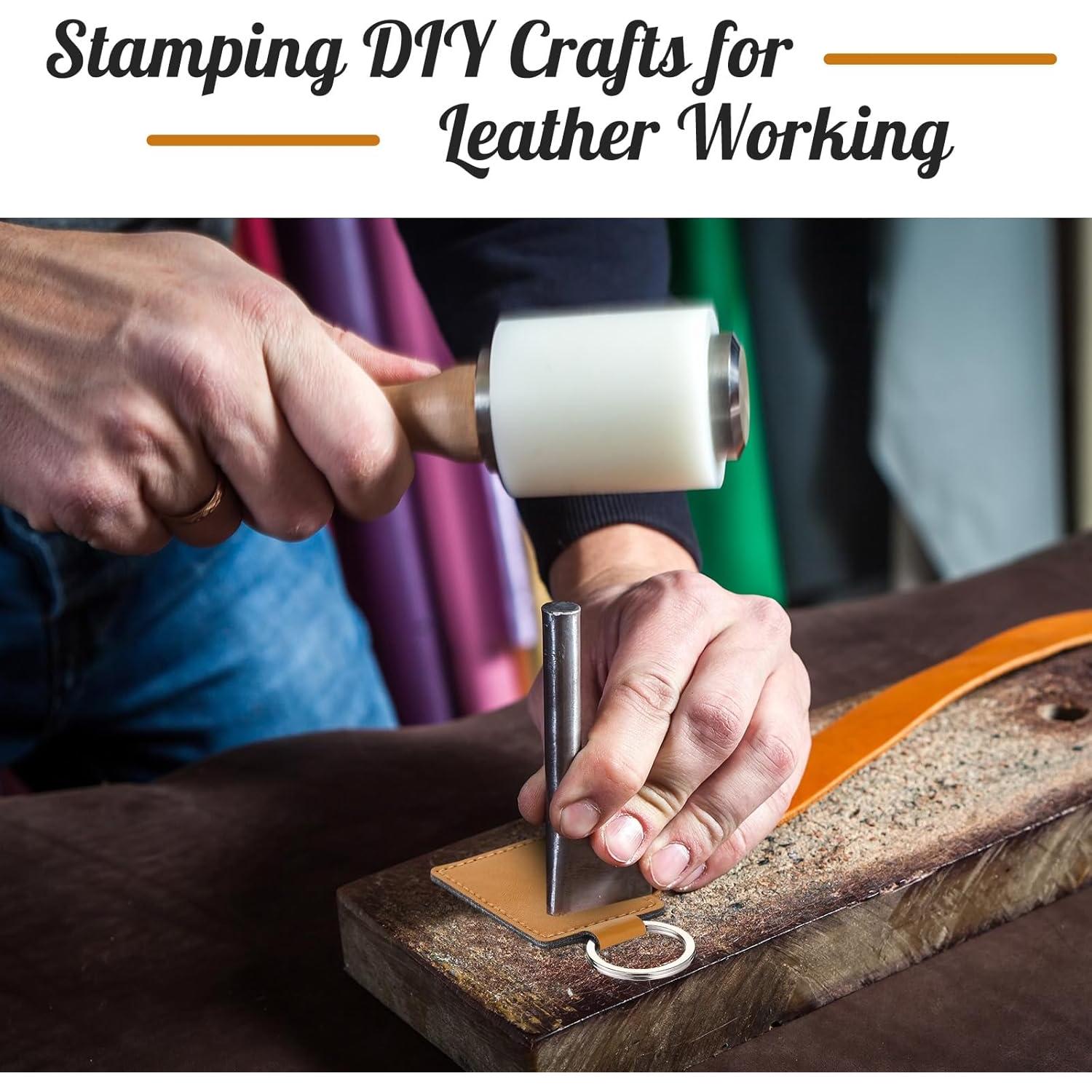 50 Llaveros de Cuero PU Wonderjune 6.5x4 cm Multicolor