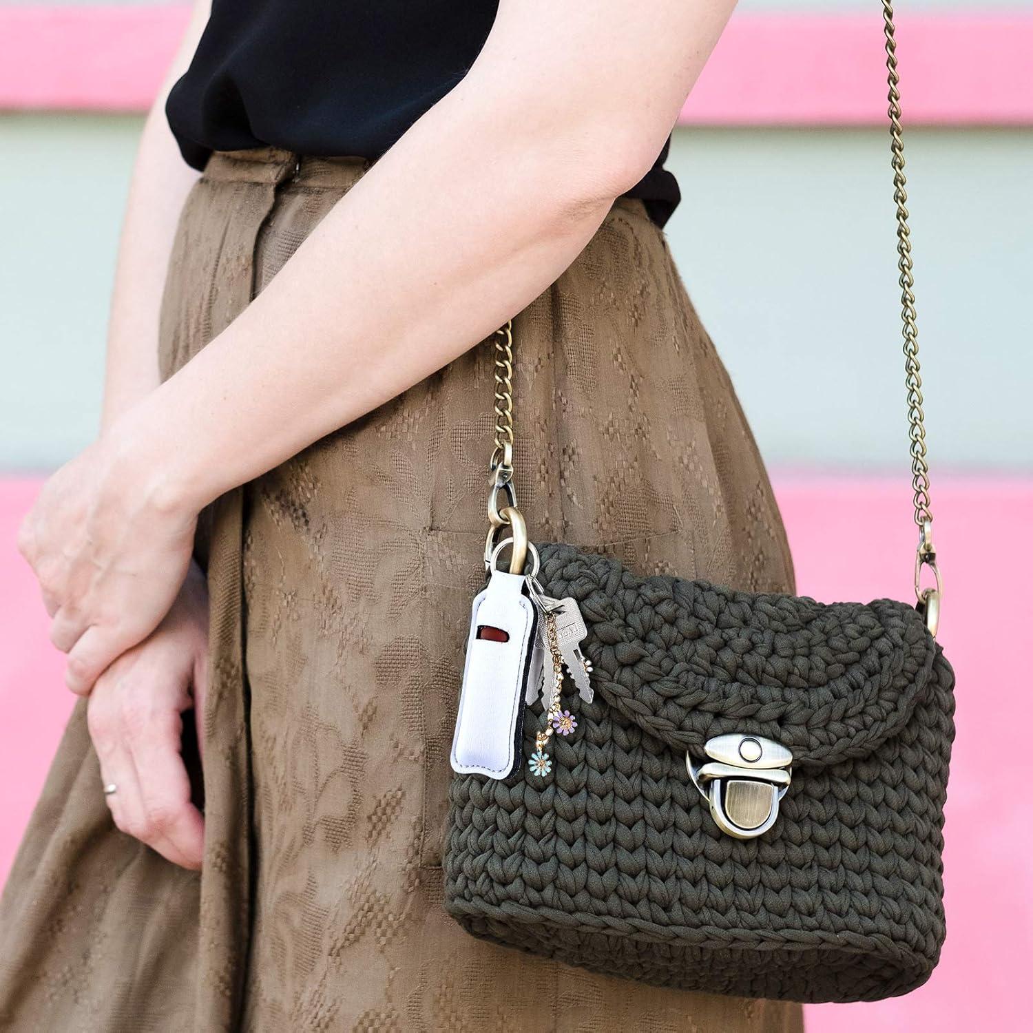 Soporte de lápiz labial Hicarer para llavero en neopreno