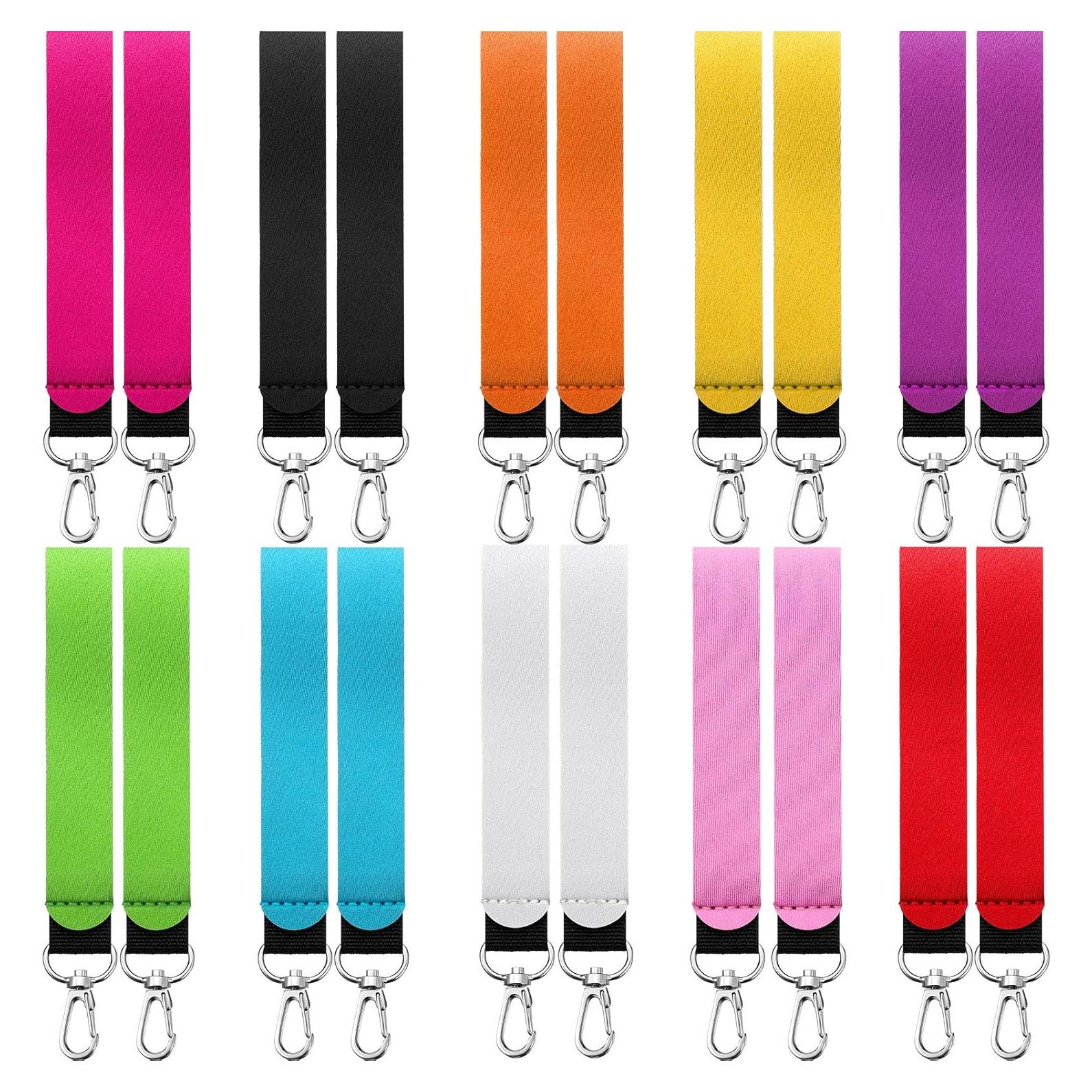 20 Llavero de Neopreno Pulsera Yaomiao 13.5x2 cm 10 Colores