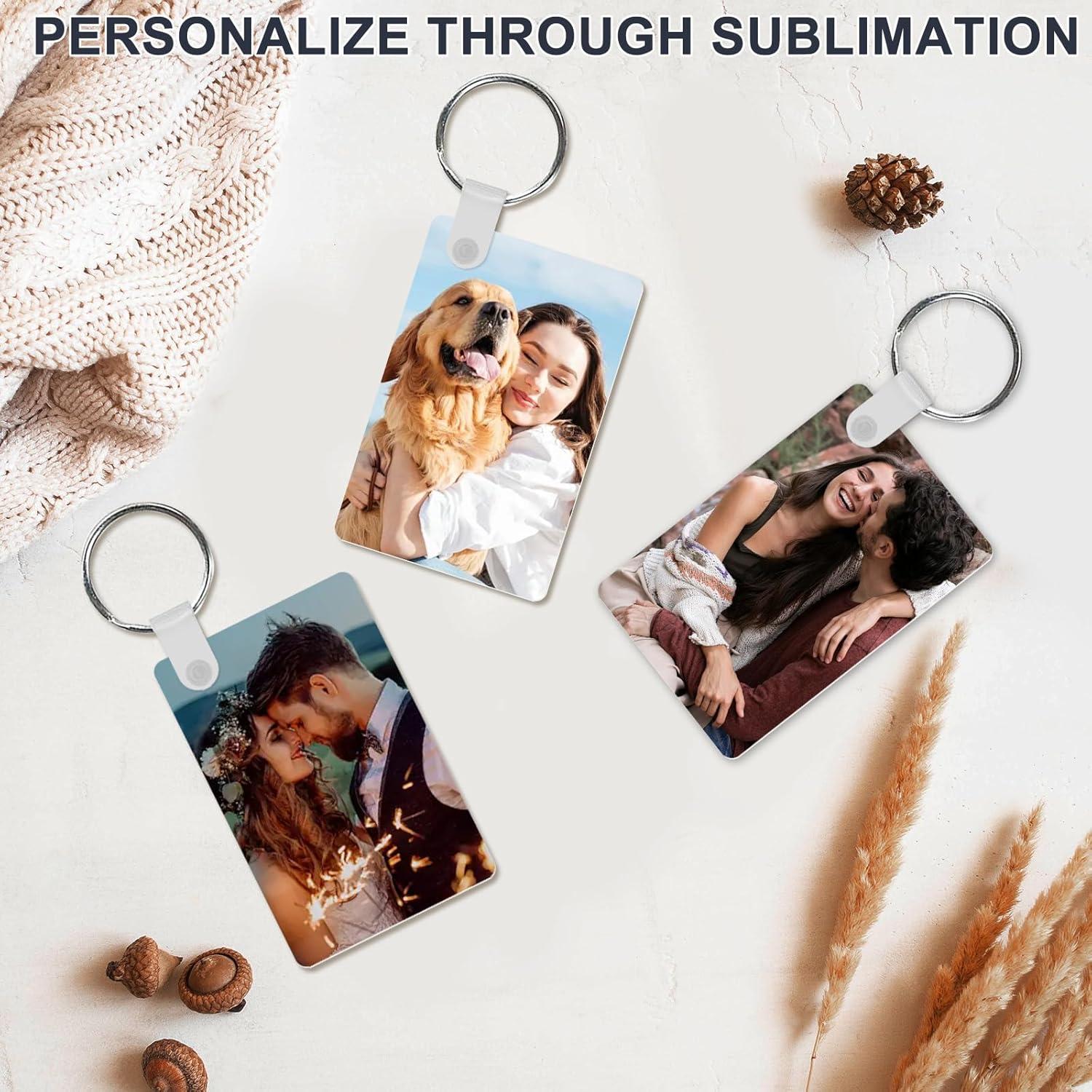 Kit 144 Llavero Sublimación Doble Cara AceSubli 2.4x1.6"