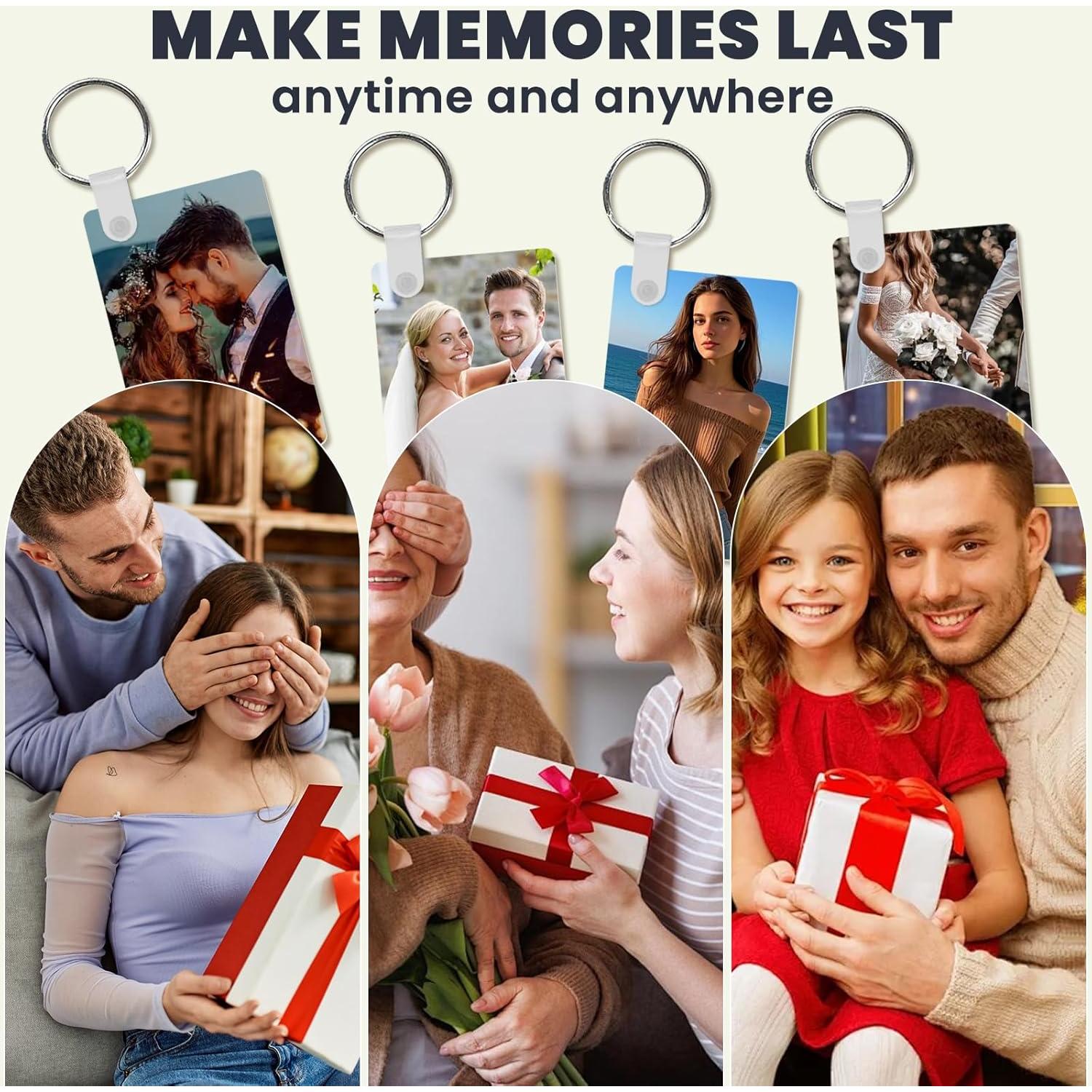 Kit 144 Llavero Sublimación Doble Cara AceSubli 2.4x1.6"