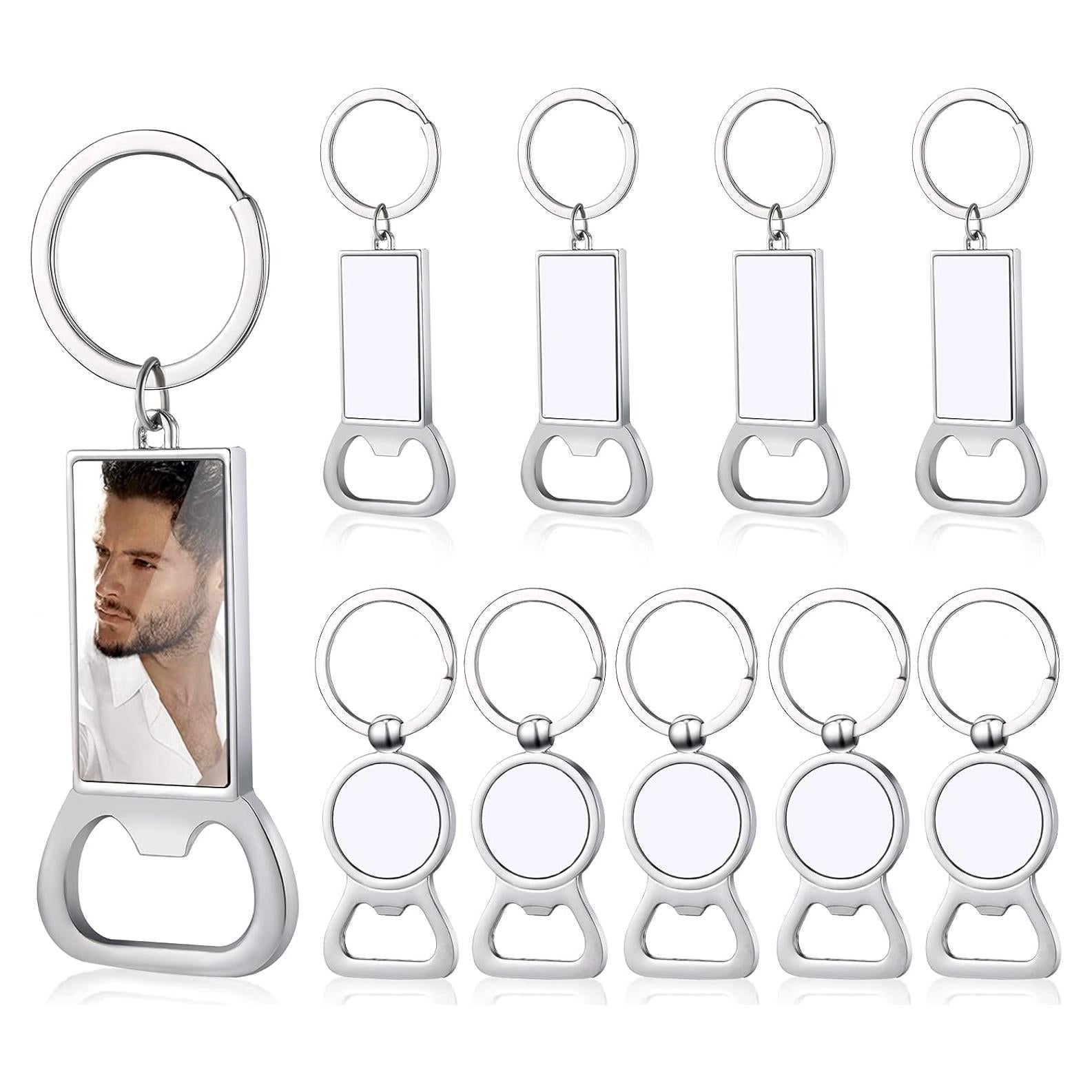 10 Llavero Abrebotellas Sublimación Patelai Aluminio Personalizable