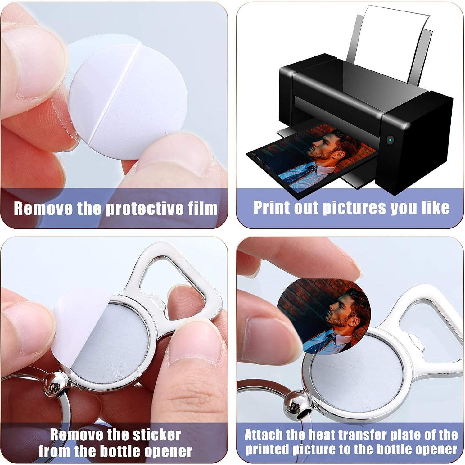 10 Llavero Abrebotellas Sublimación Patelai Aluminio Personalizable