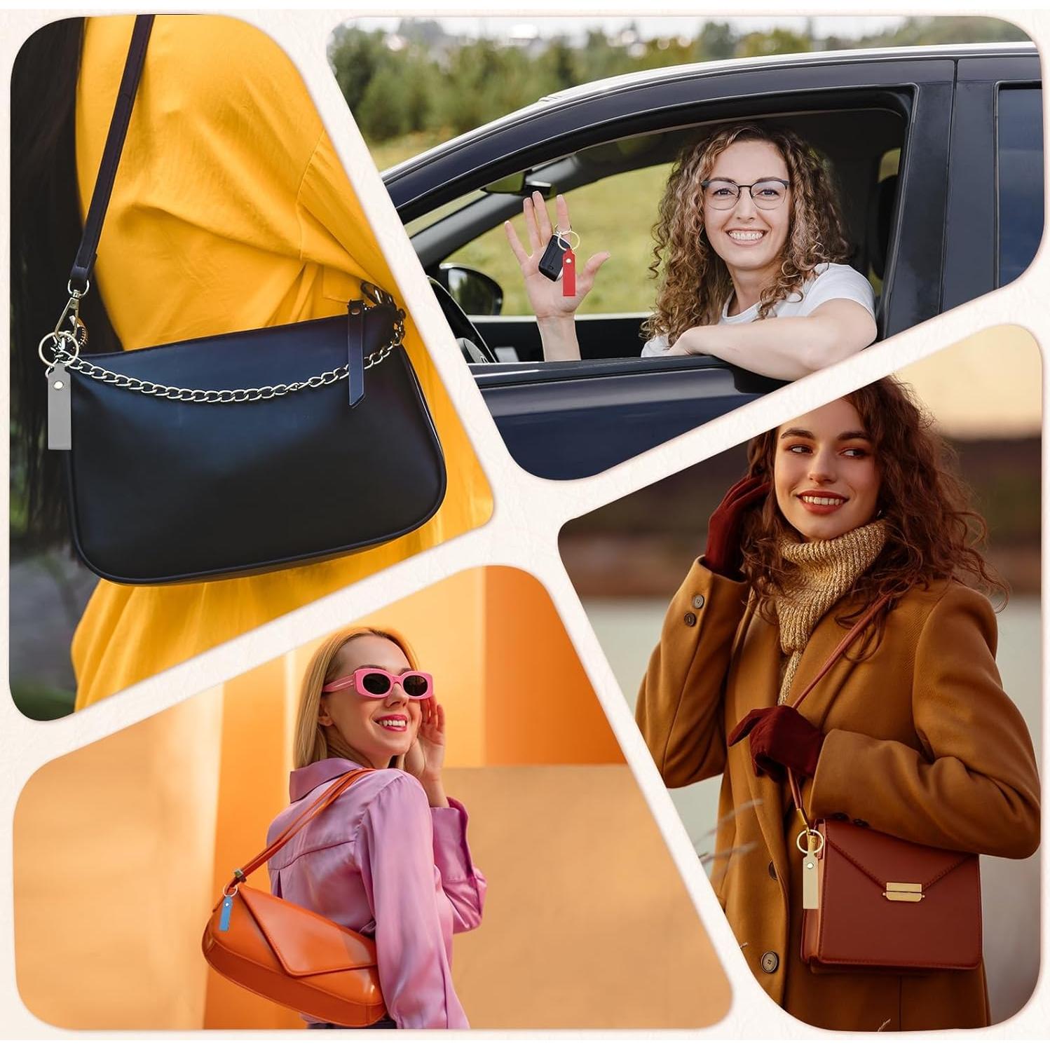 Kit 20 Llaveros de Cuero PU MECCANIXITY Personalizables 13.5x2cm