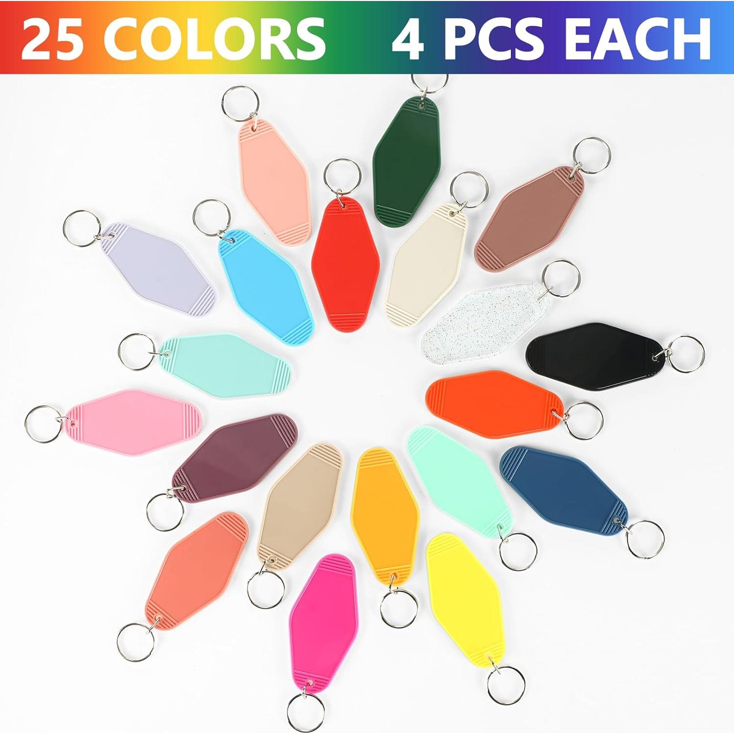 Llaveros de Motel en Blanco Nosiny 300 Pcs Rombo Vintage