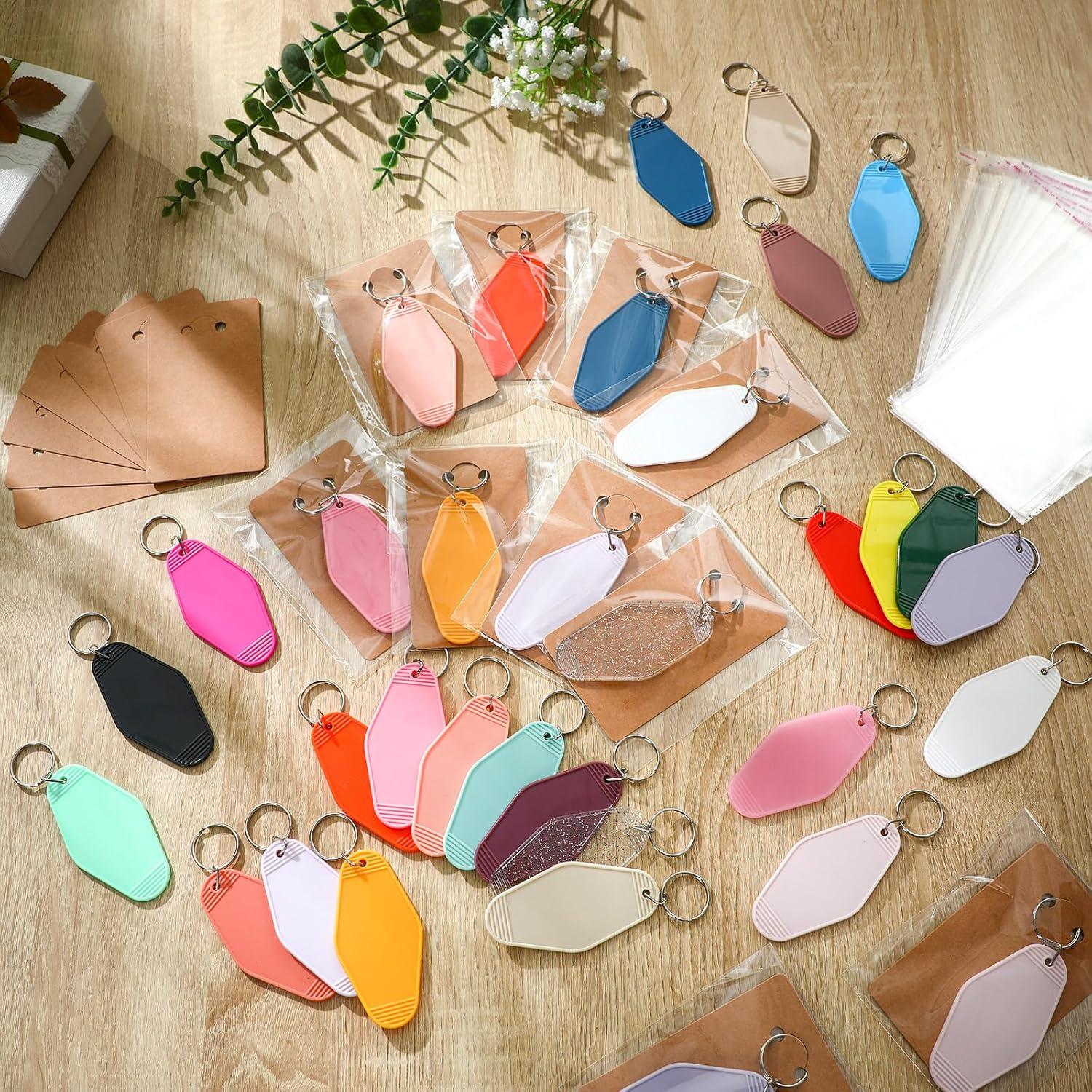 Llaveros de Motel en Blanco Nosiny 300 Pcs Rombo Vintage