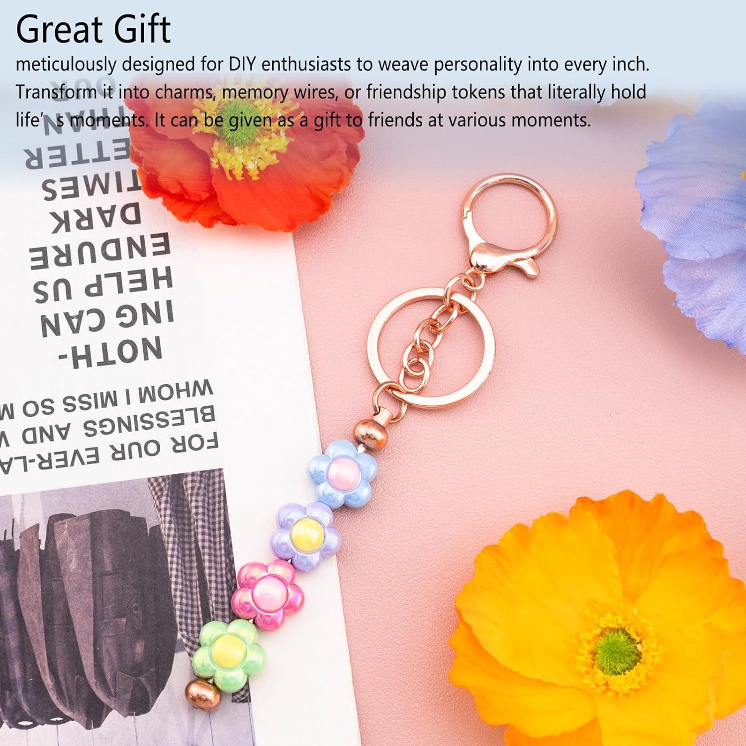 Kit de Llaveros Personalizables 8 Piezas Plata y Oro Rosa