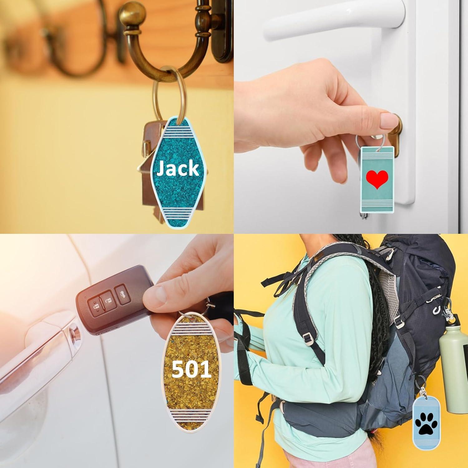 Molde de Silicona para Llaveros BROVITI - 4 Diseños DIY