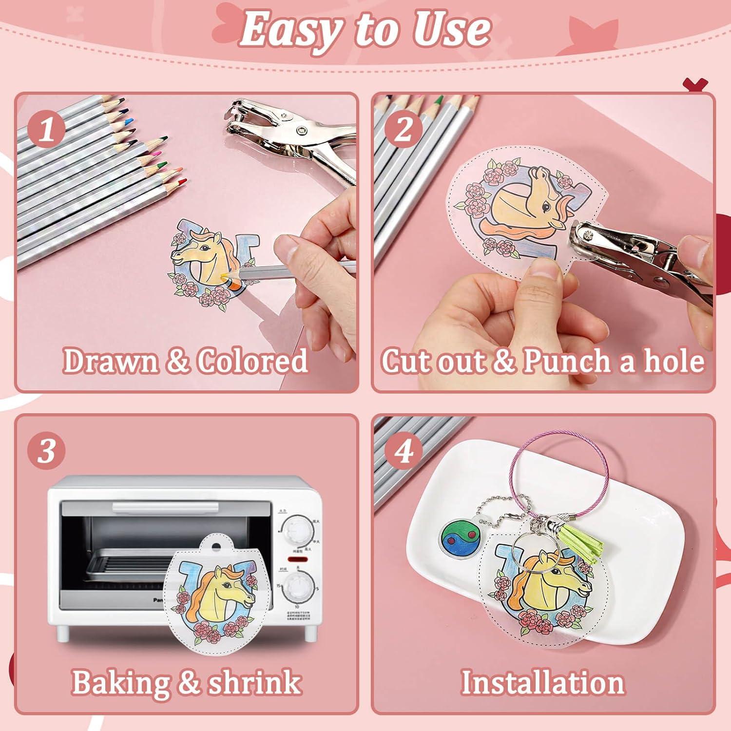 Kit de Manualidades de Plástico Encogible Thrilez 250 Piezas