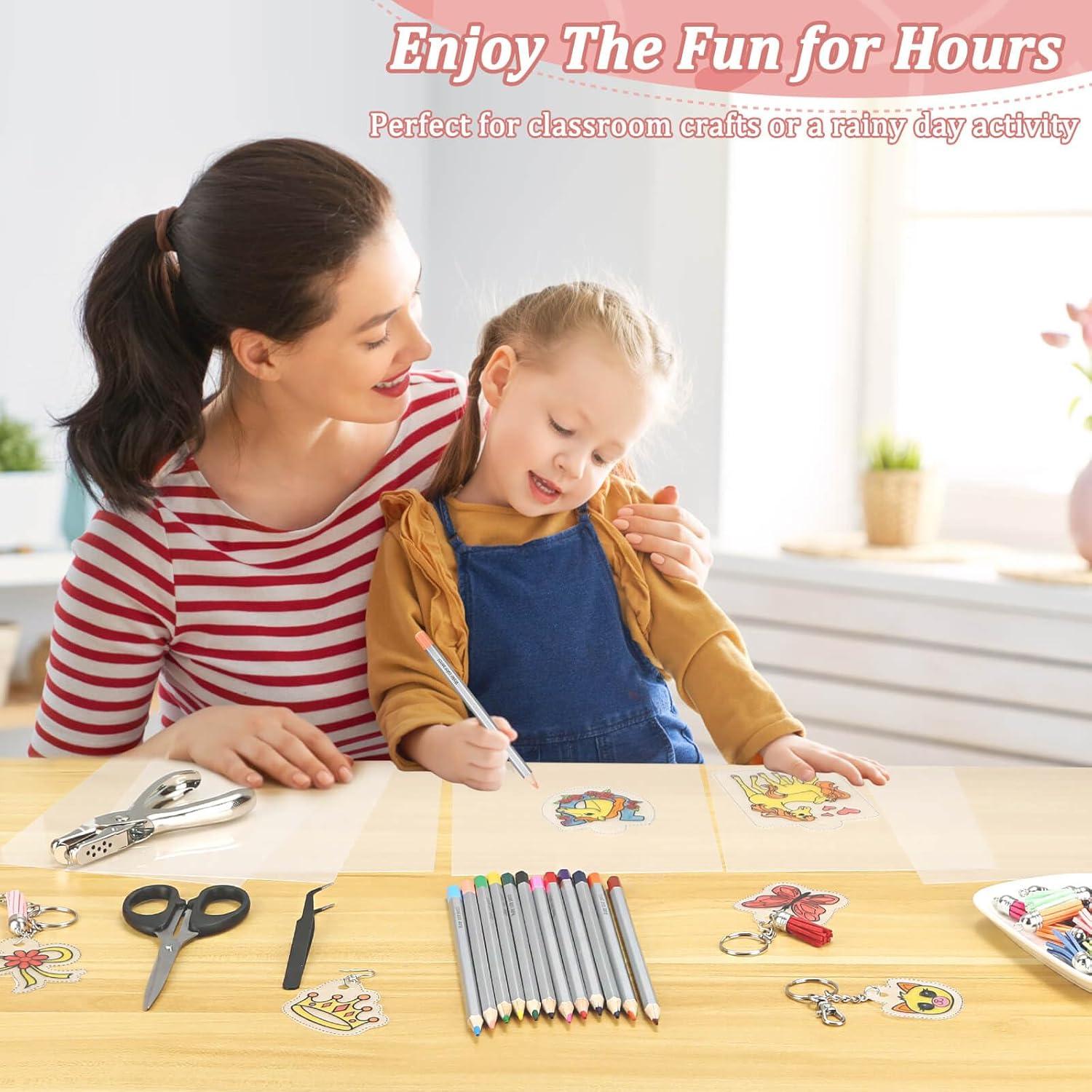 Kit de Manualidades de Plástico Encogible Thrilez 250 Piezas