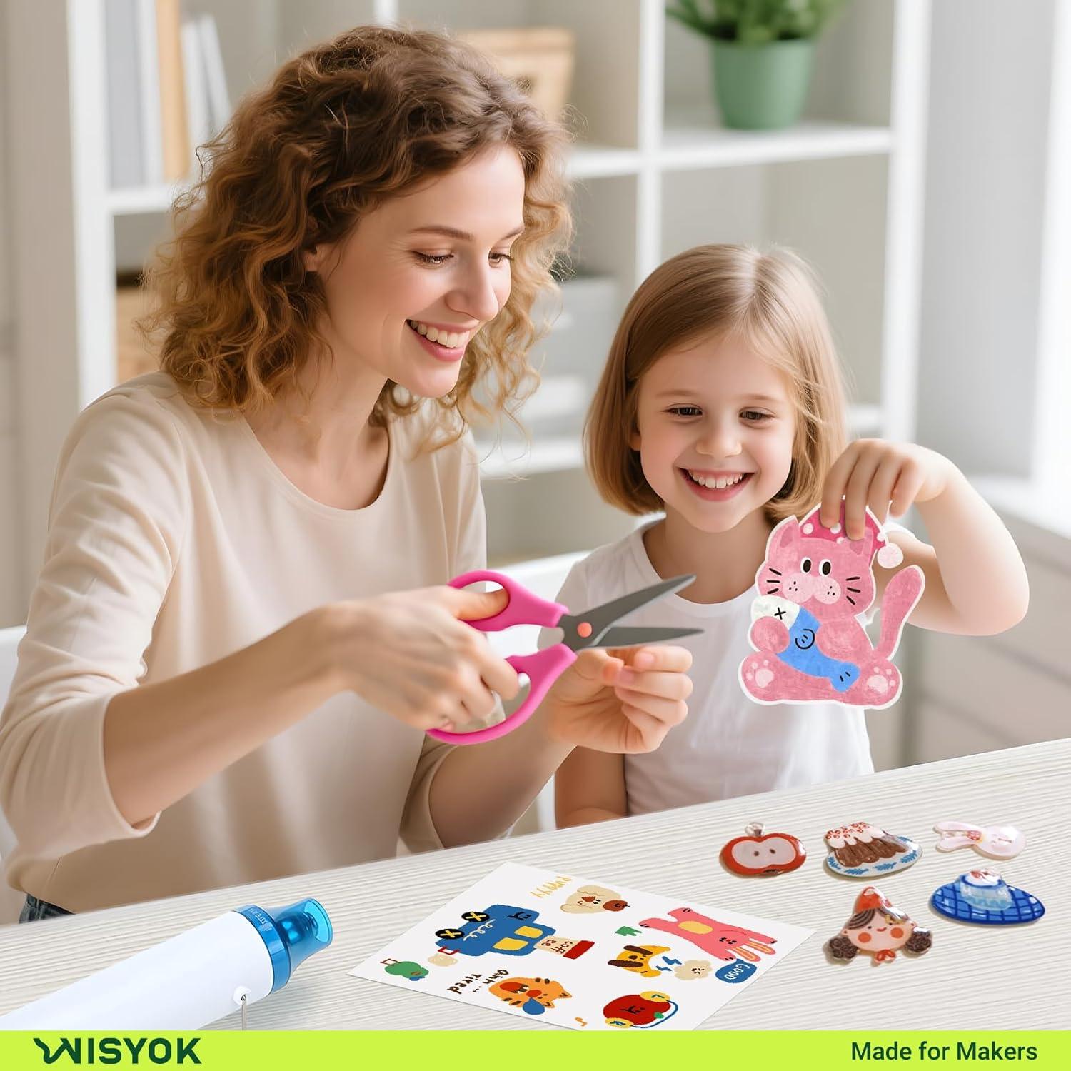 Hojas de Plástico Encogible WISYOK 25 Pcs 21x29.7cm DIY