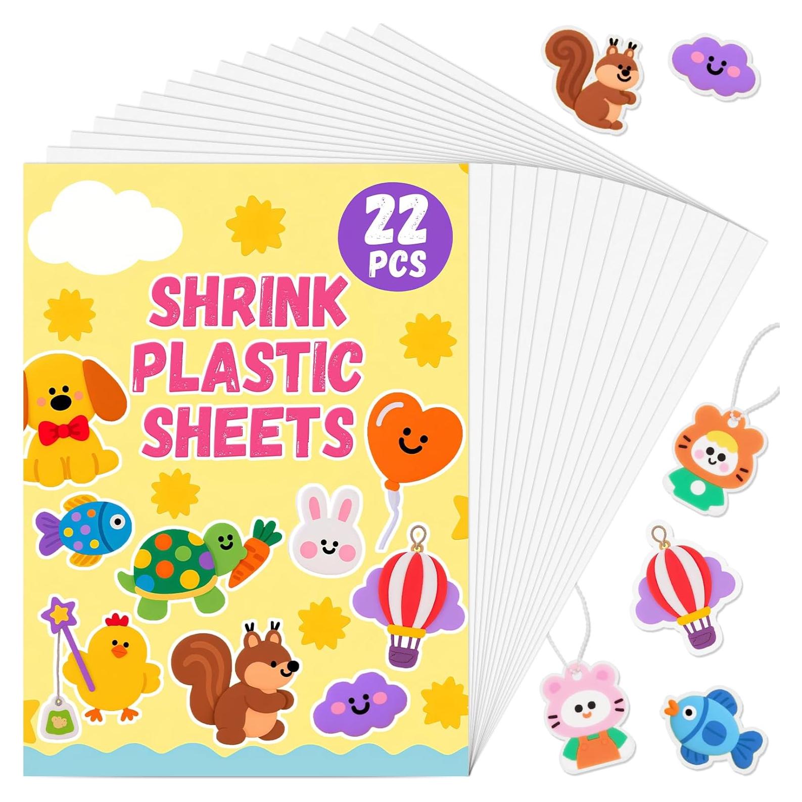 Hojas de Plástico que Encogen RAINFLOW - 22 Piezas 20x15 cm