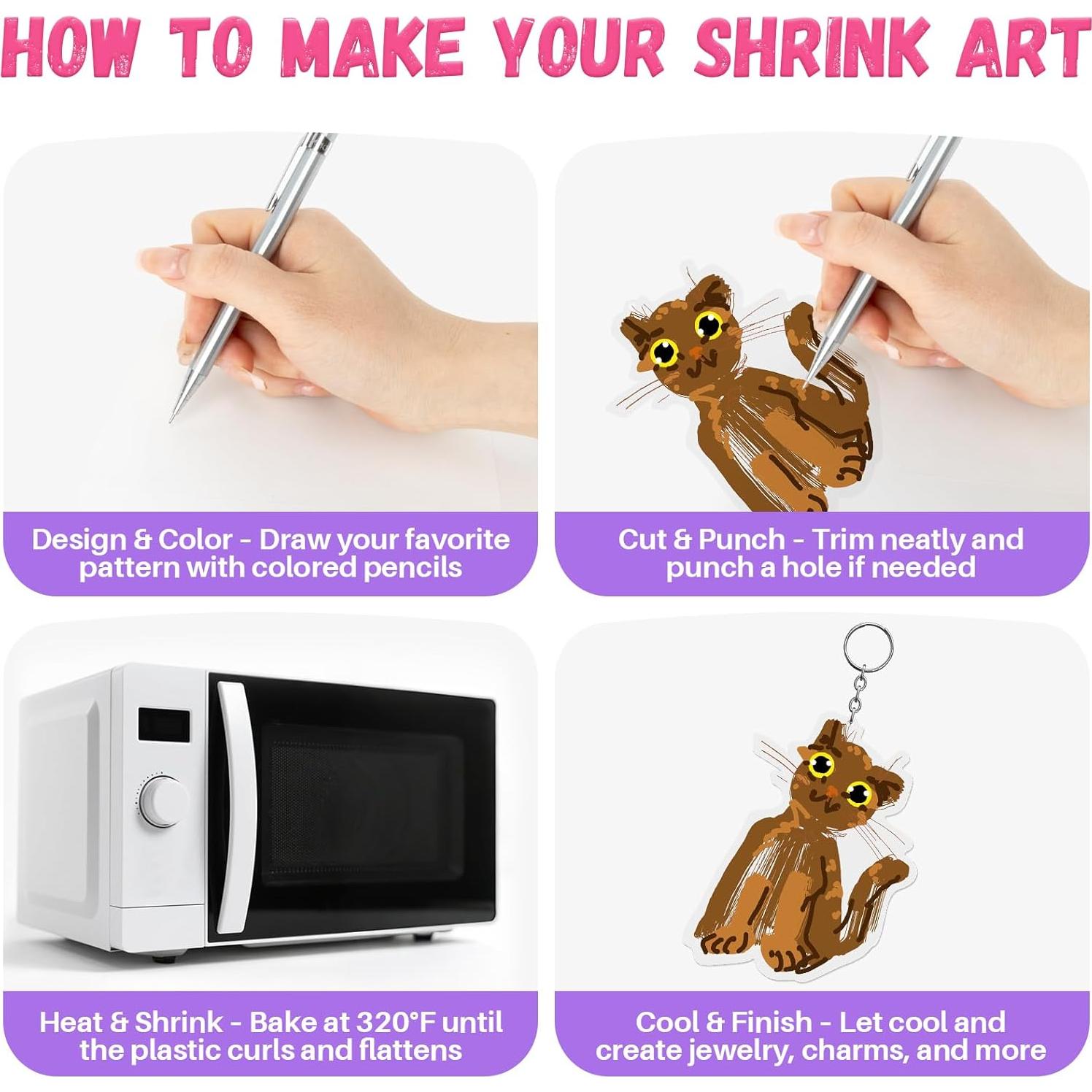 Hojas de Plástico que Encogen RAINFLOW - 22 Piezas 20x15 cm