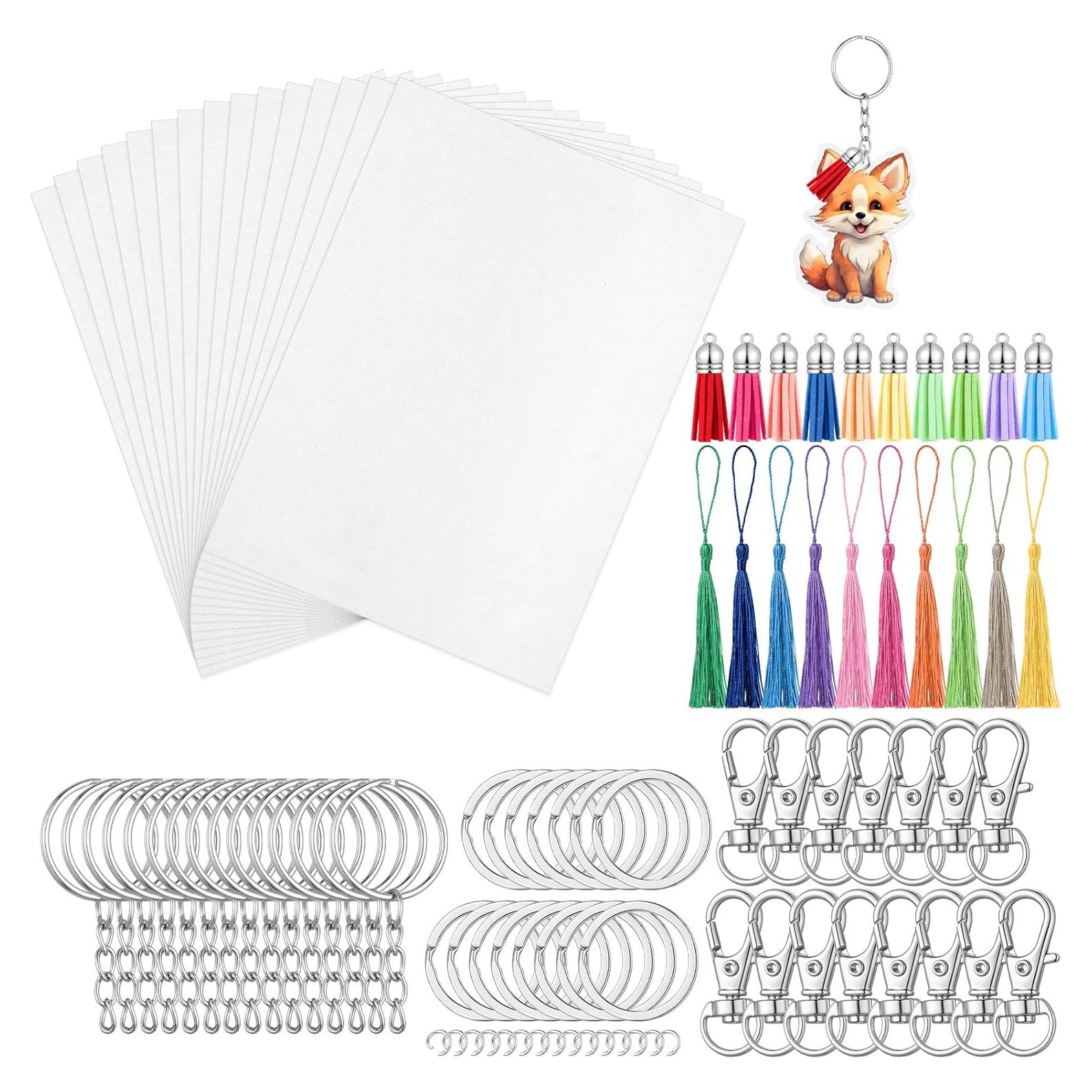 Set de Hojas de Plástico Encogible Auroray 95 Pcs Manualidades