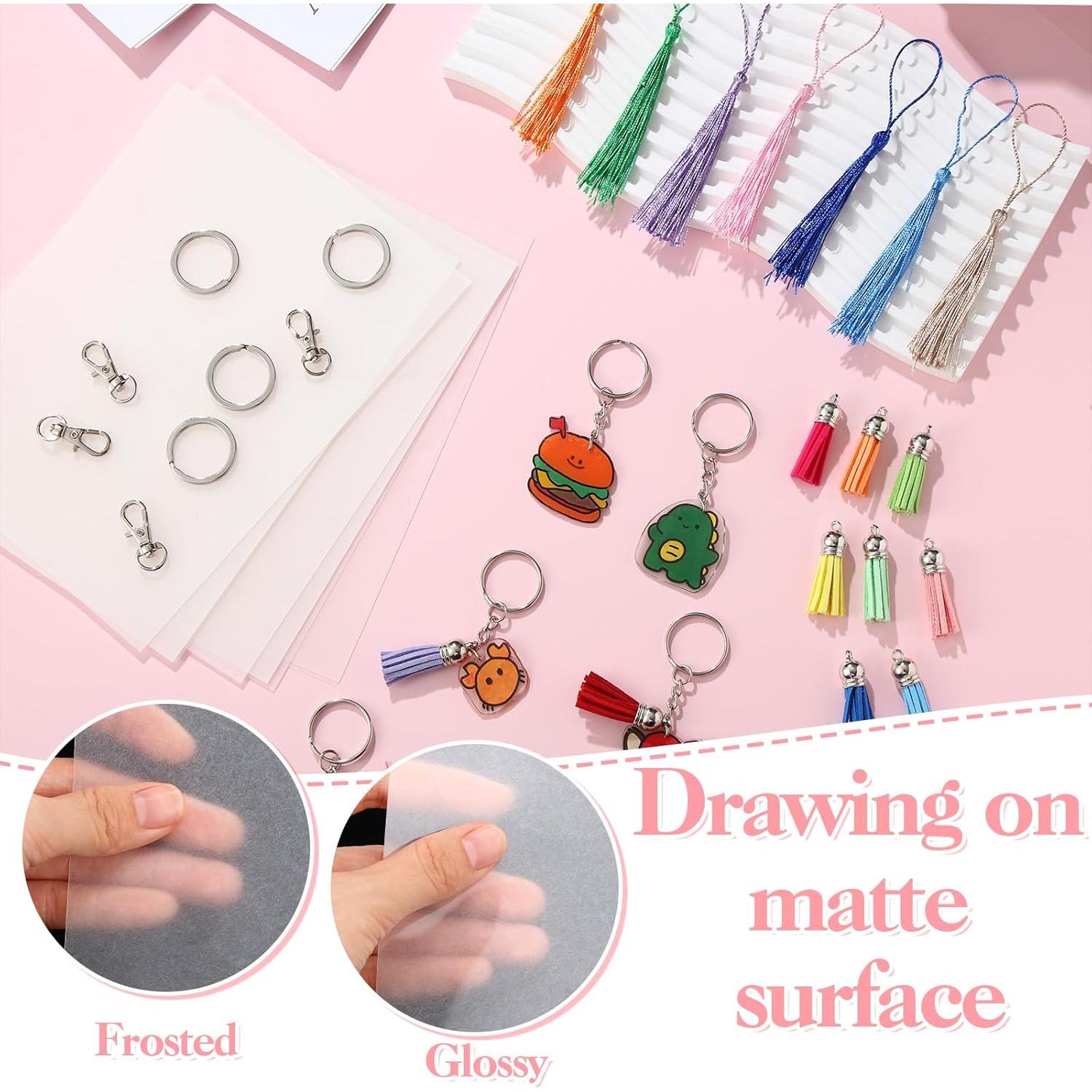 Set de Hojas de Plástico Encogible Auroray 95 Pcs Manualidades