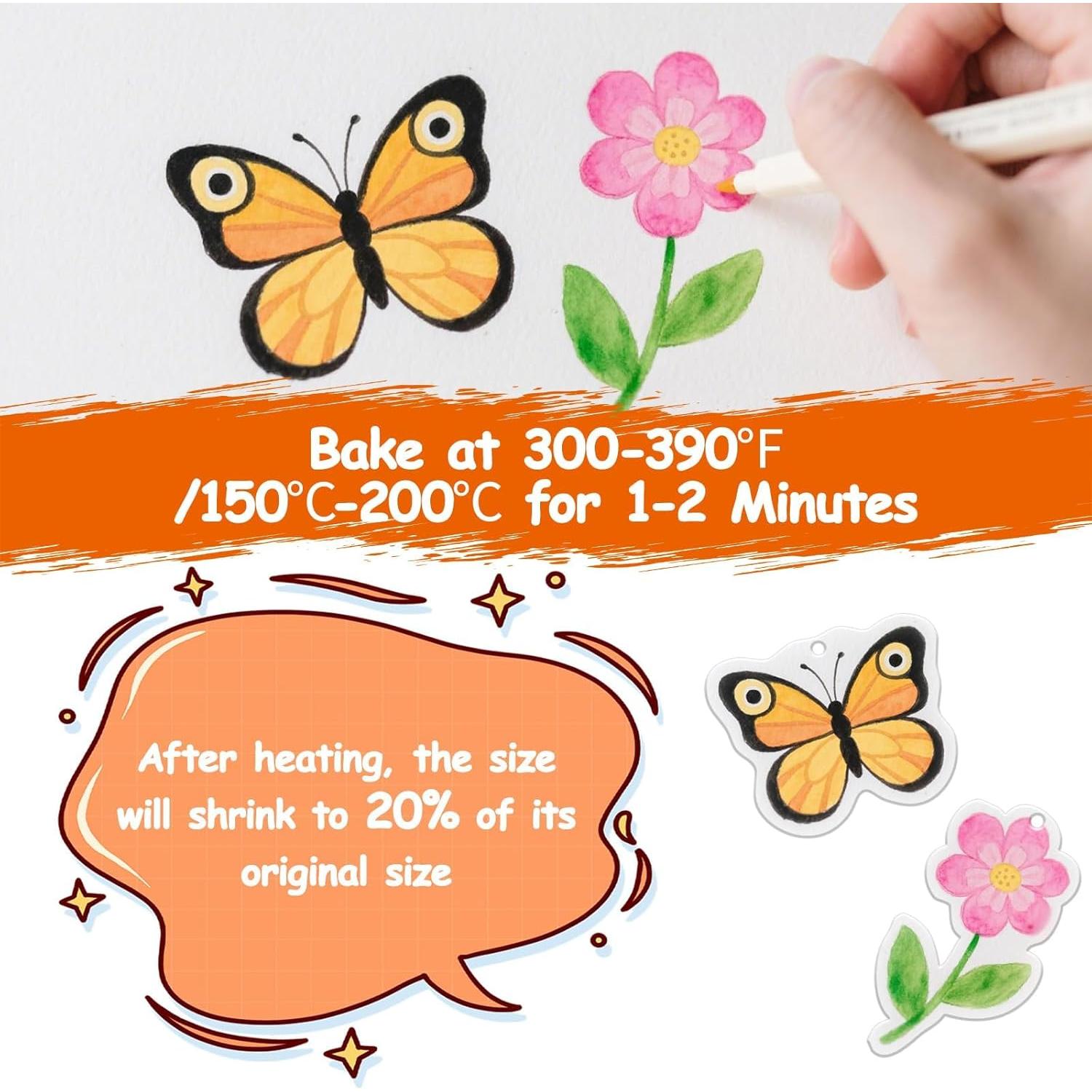 Kit de Hojas de Plástico Encogible EEEKit 281PCS DIY