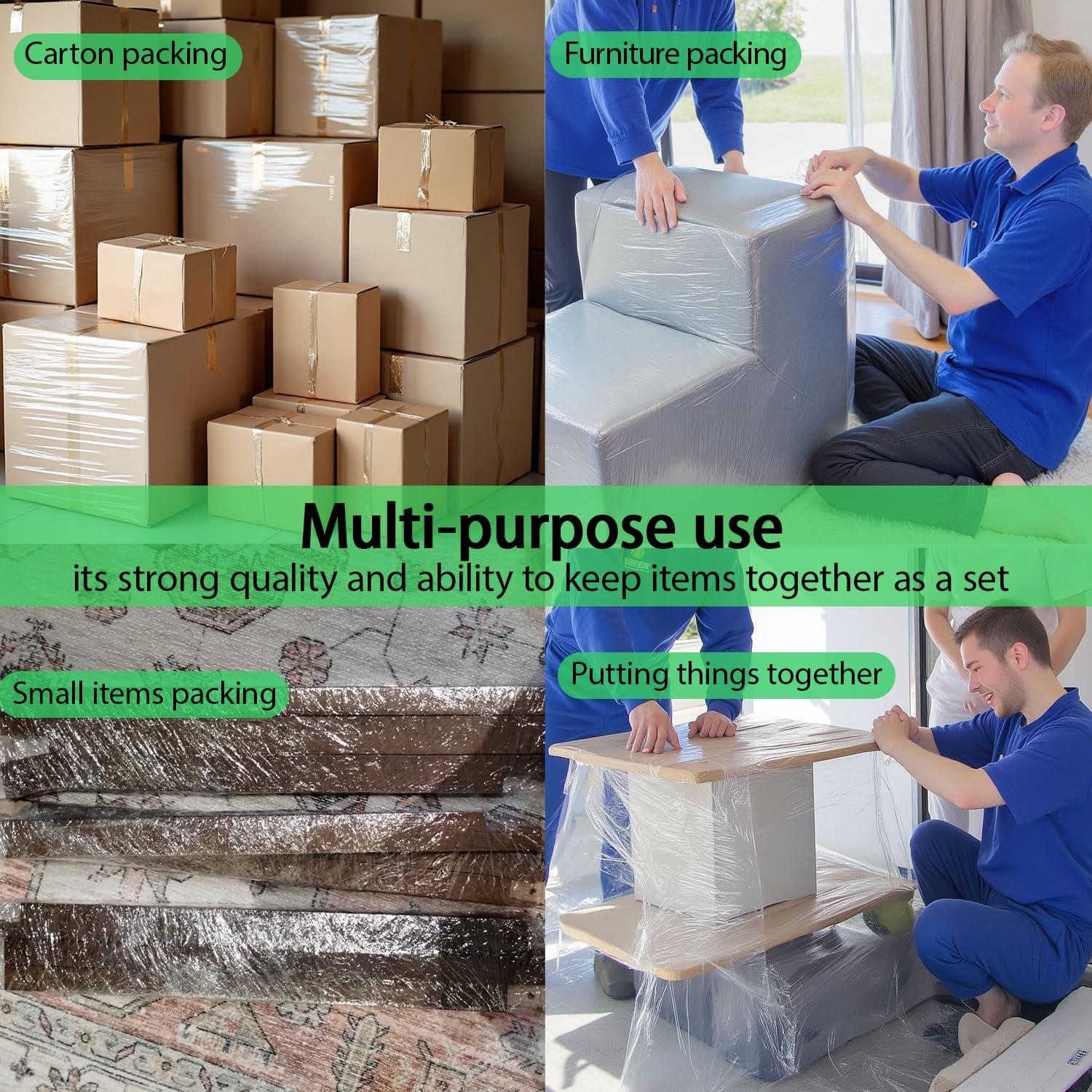 Película de Estiramiento CHUANGDANG 12.95cm x 304.8m 4 Rollos