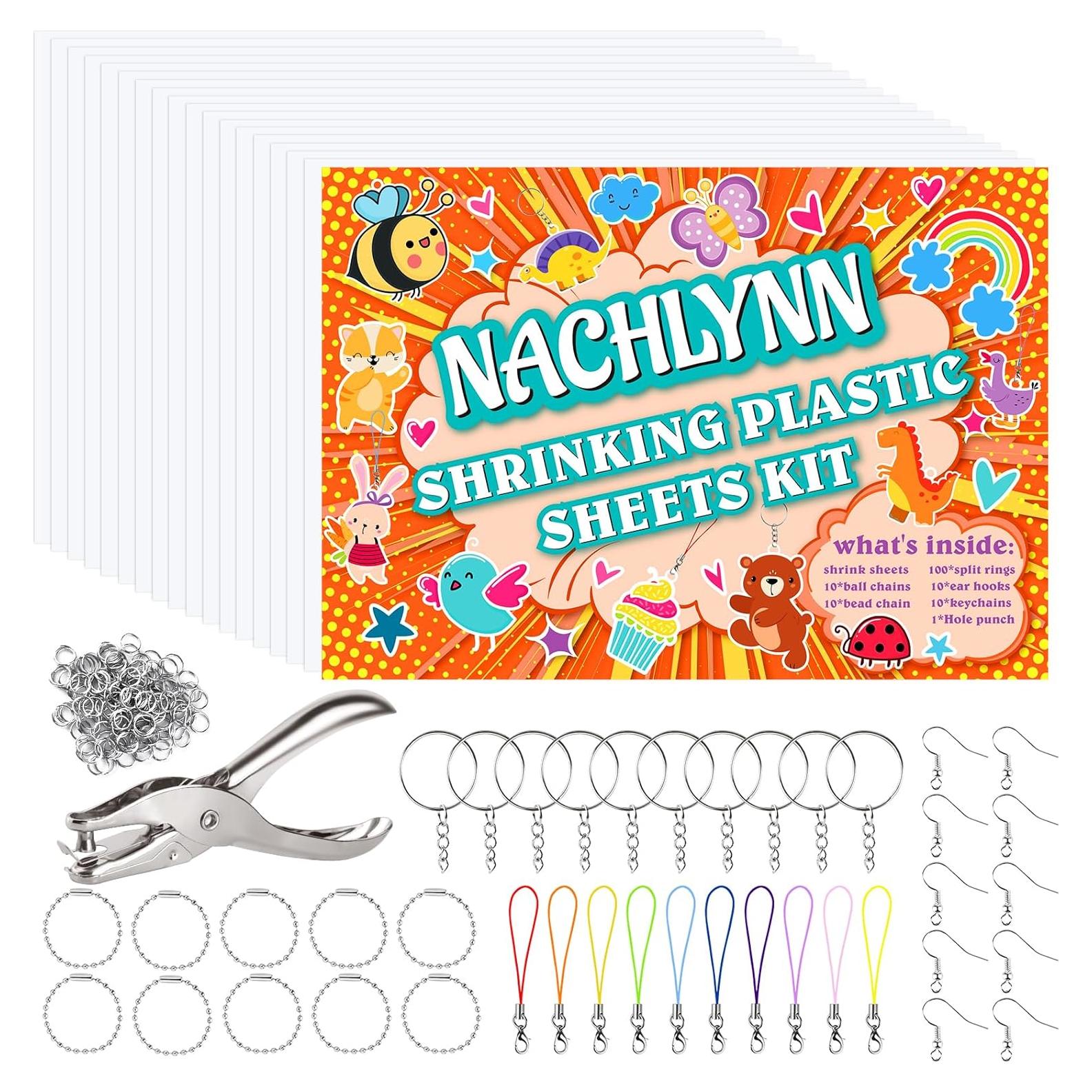 Kit de Hojas de Plástico Encogible NACHLYNN 171 Piezas Manualidades