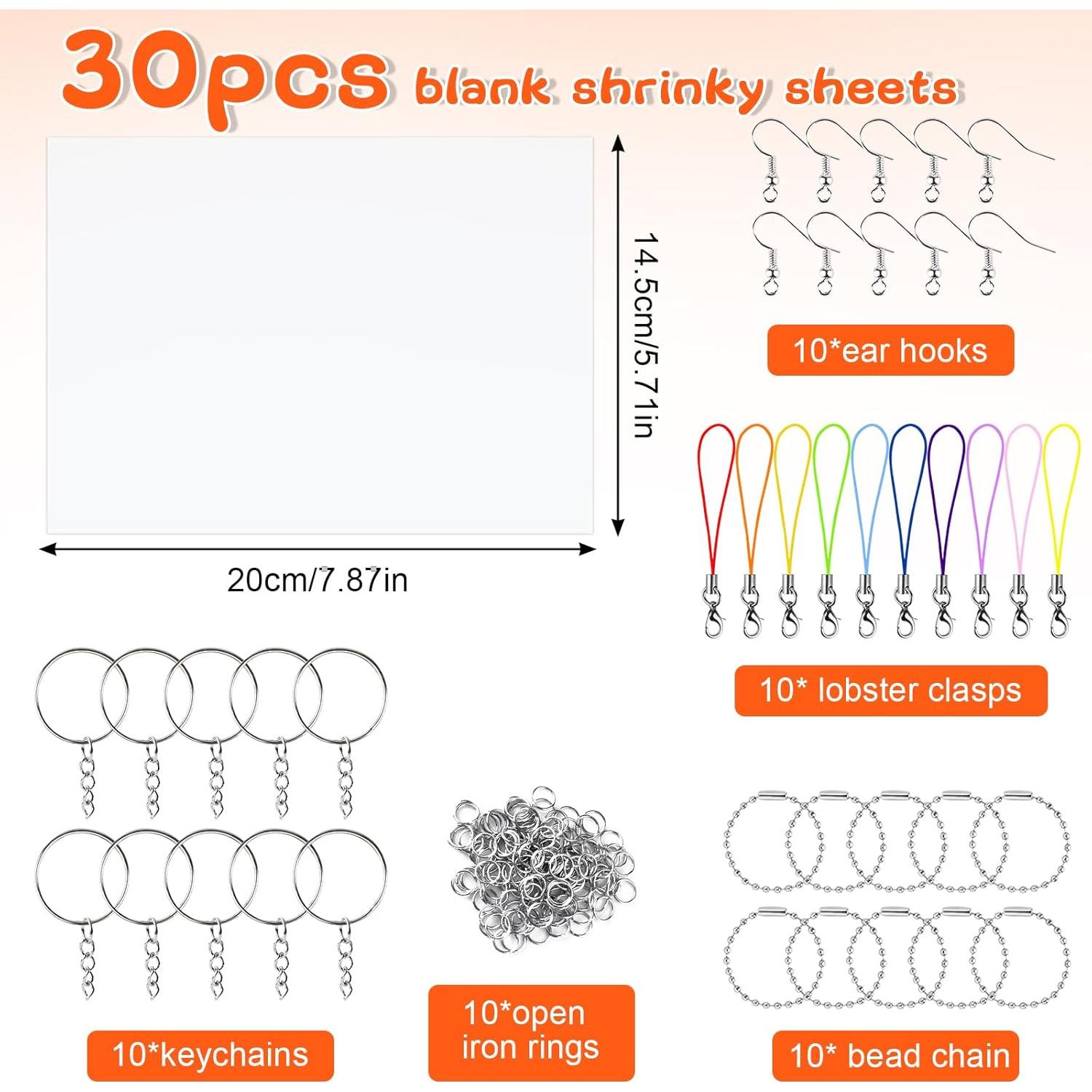 Kit de Hojas de Plástico Encogible NACHLYNN 171 Piezas Manualidades