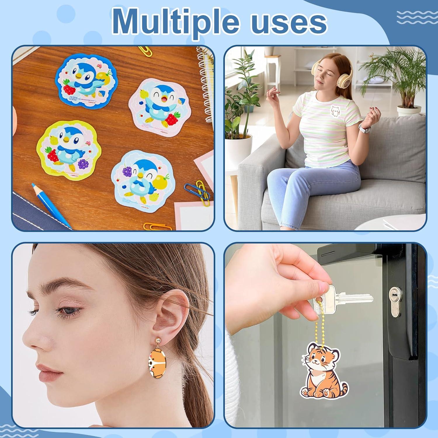 10 Hojas de Plástico Retráctil EllaYIDOI 20x14.5cm para Manualidades