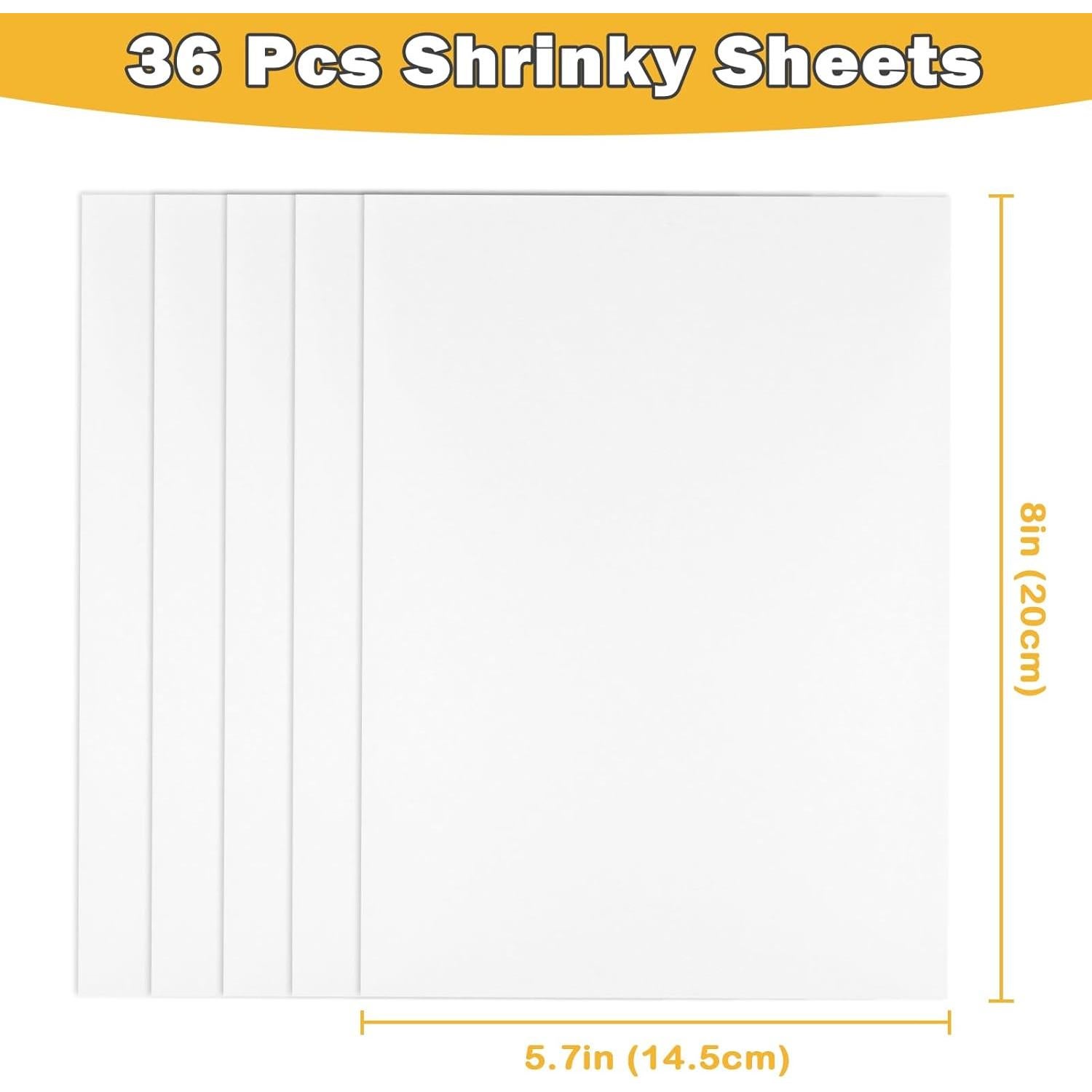 36 Hojas de Plástico Retráctil Genérico 20x14.5 cm DIY