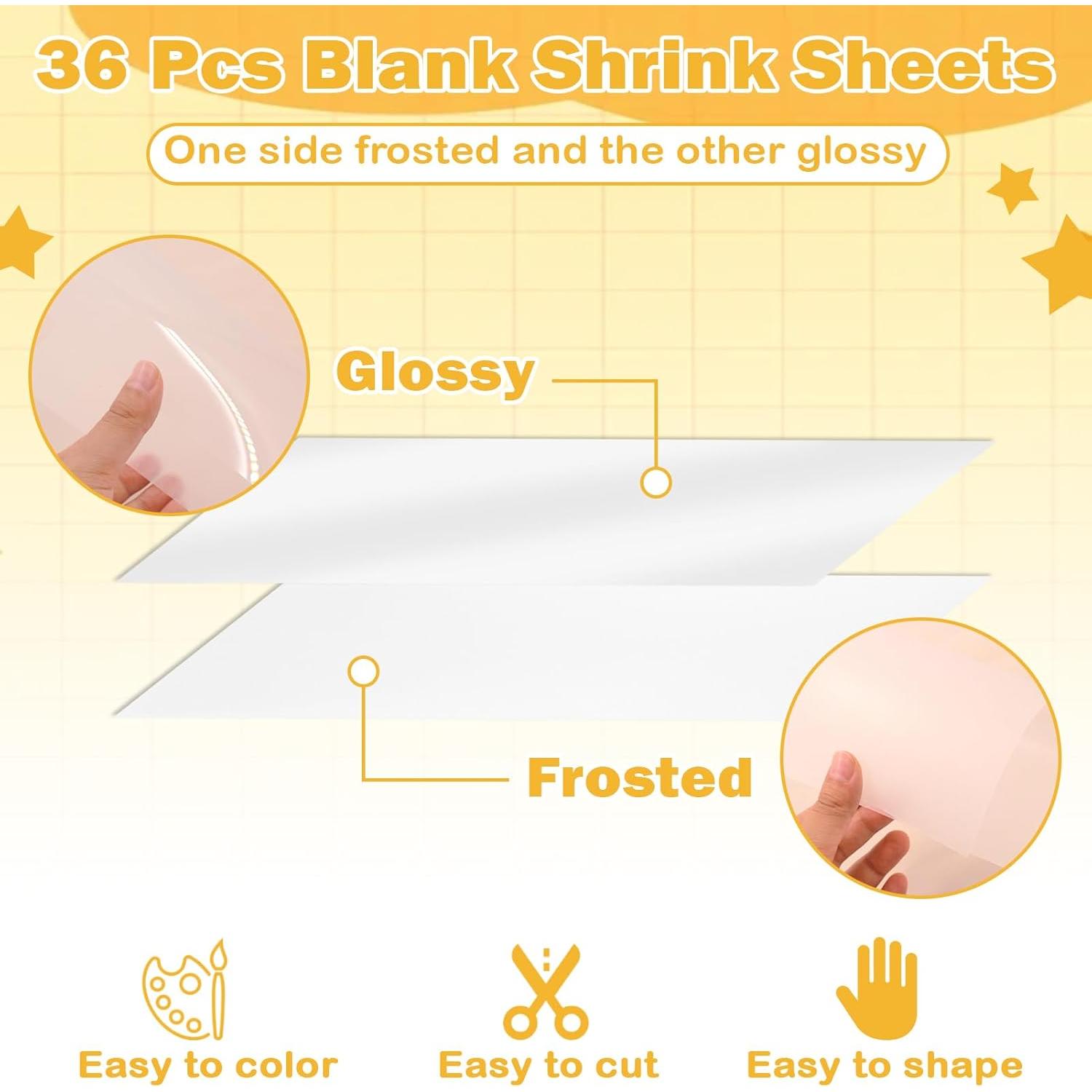 36 Hojas de Plástico Retráctil Genérico 20x14.5 cm DIY