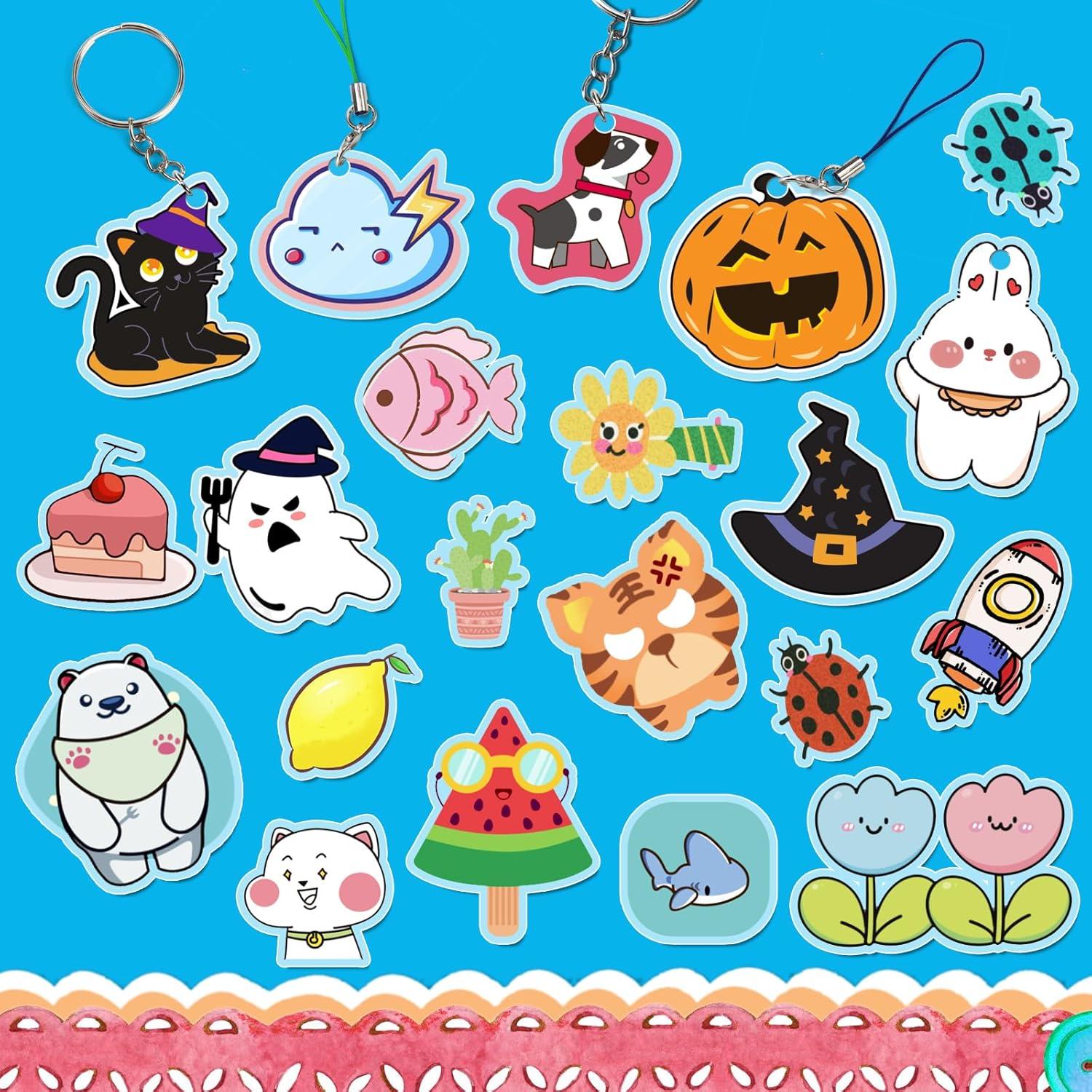 Kit de Manualidades Draupnir - 165 Piezas de Hojas Encogibles