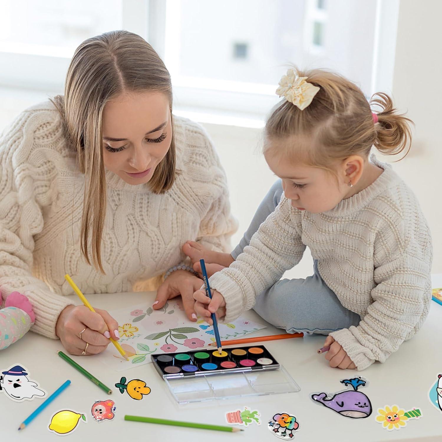 Kit de Manualidades Draupnir - 165 Piezas de Hojas Encogibles