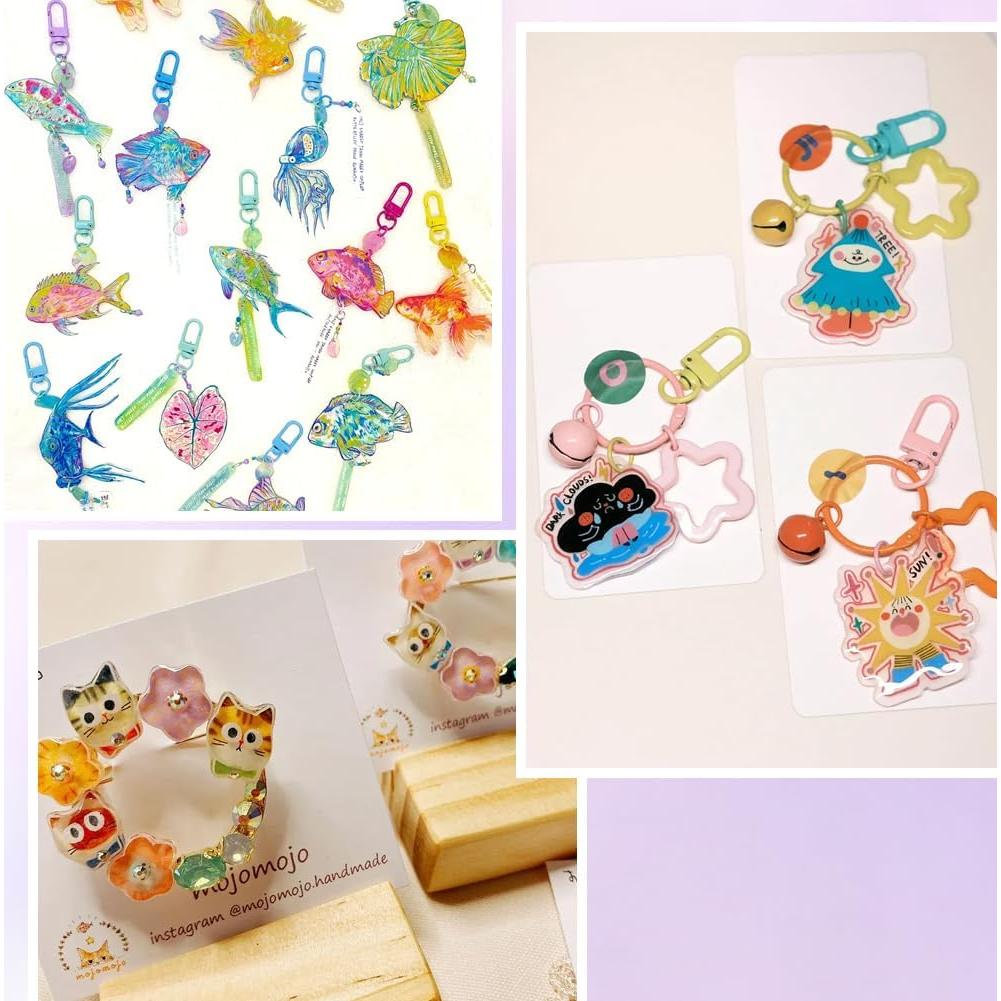 Kit de 132 Hojas Shrinky Dink SOFPLATE para Joyería DIY