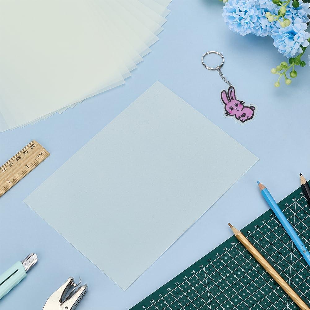 Hojas Termoencogibles FINGERINSPIRE 15PCS Brillan en la Oscuridad 20x14.5cm