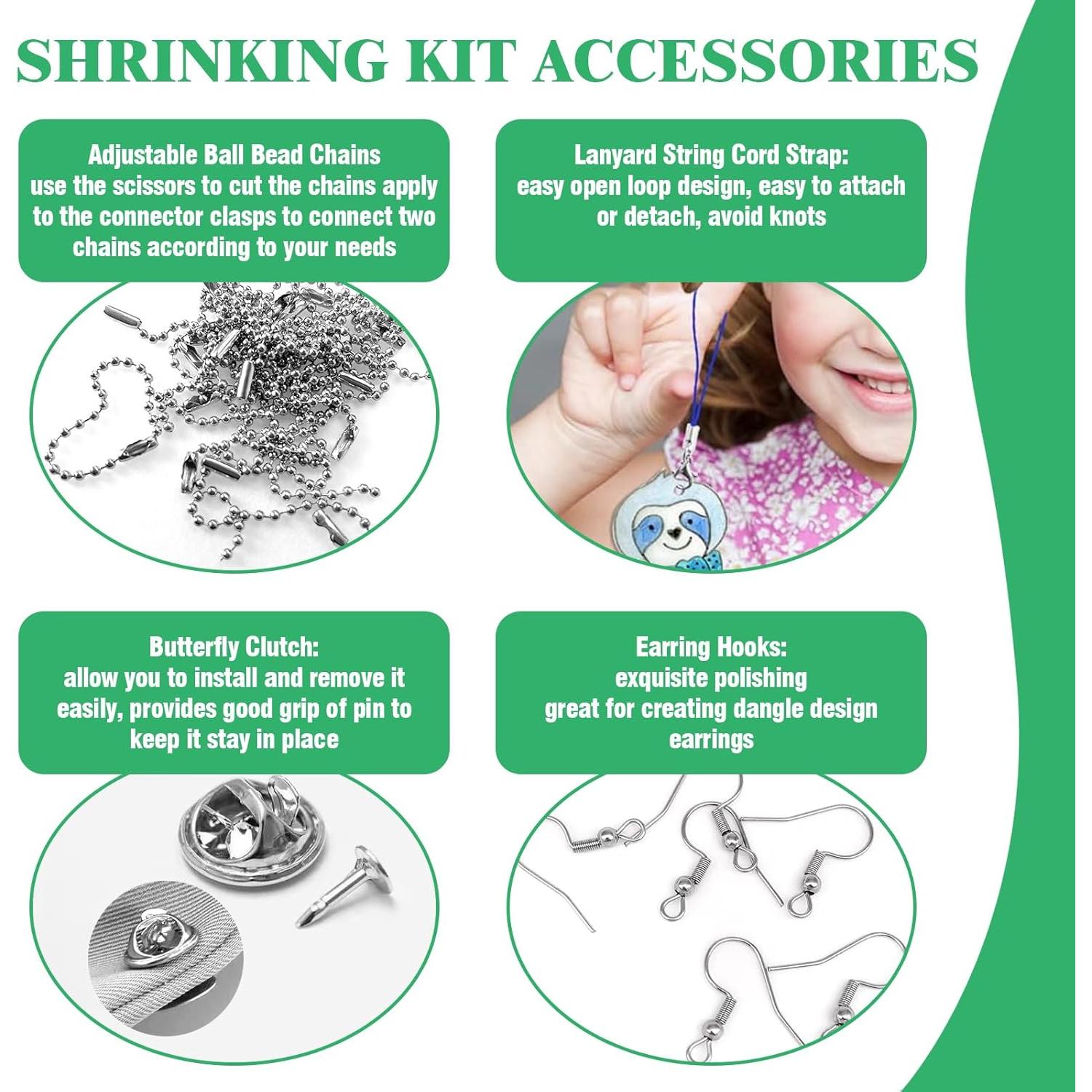 Kit de Arte Retráctil Yauhar 202Pcs con Hojas y Accesorios