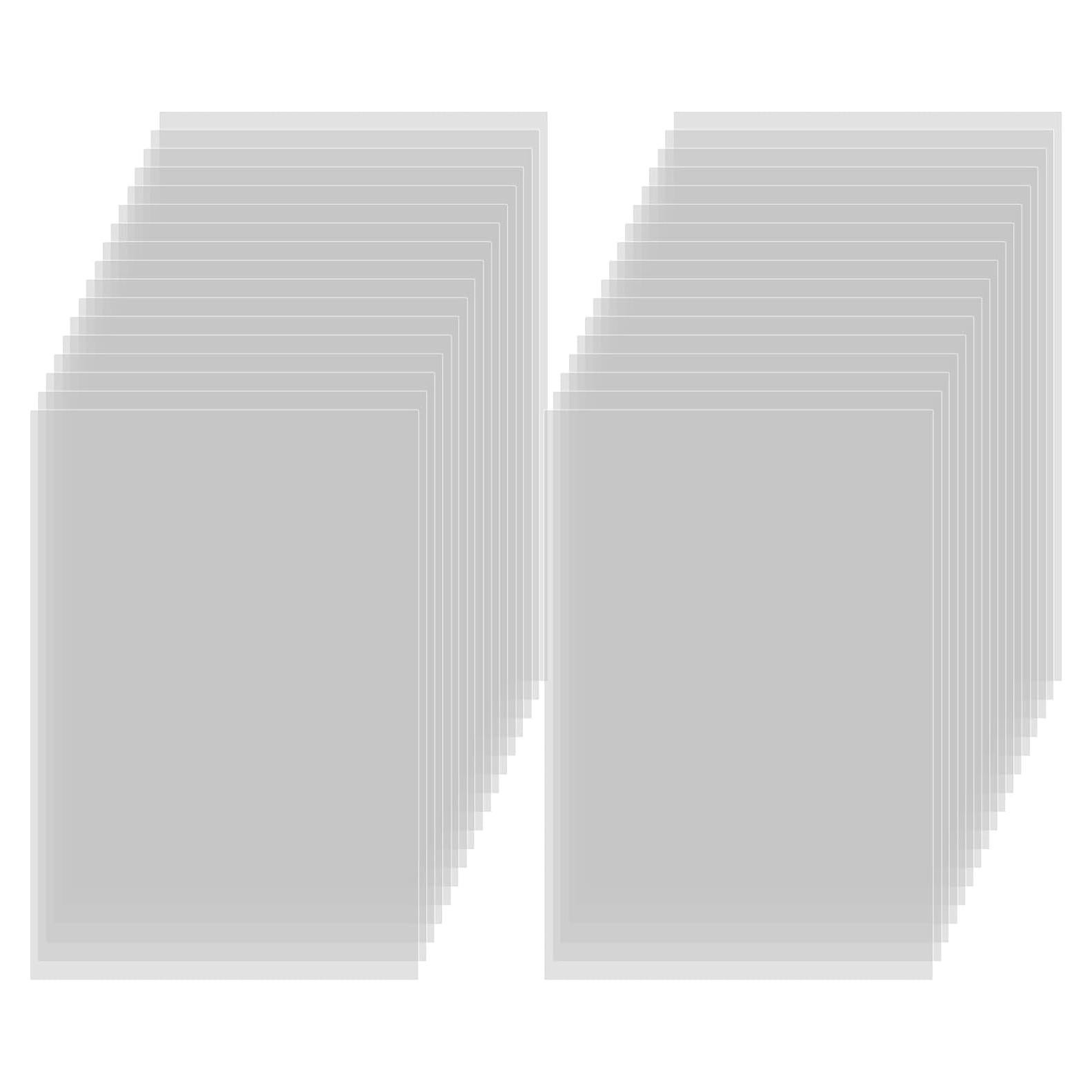 50 Hojas de Acetato Transparente EupHHonycs 16x11 cm para Manualidades