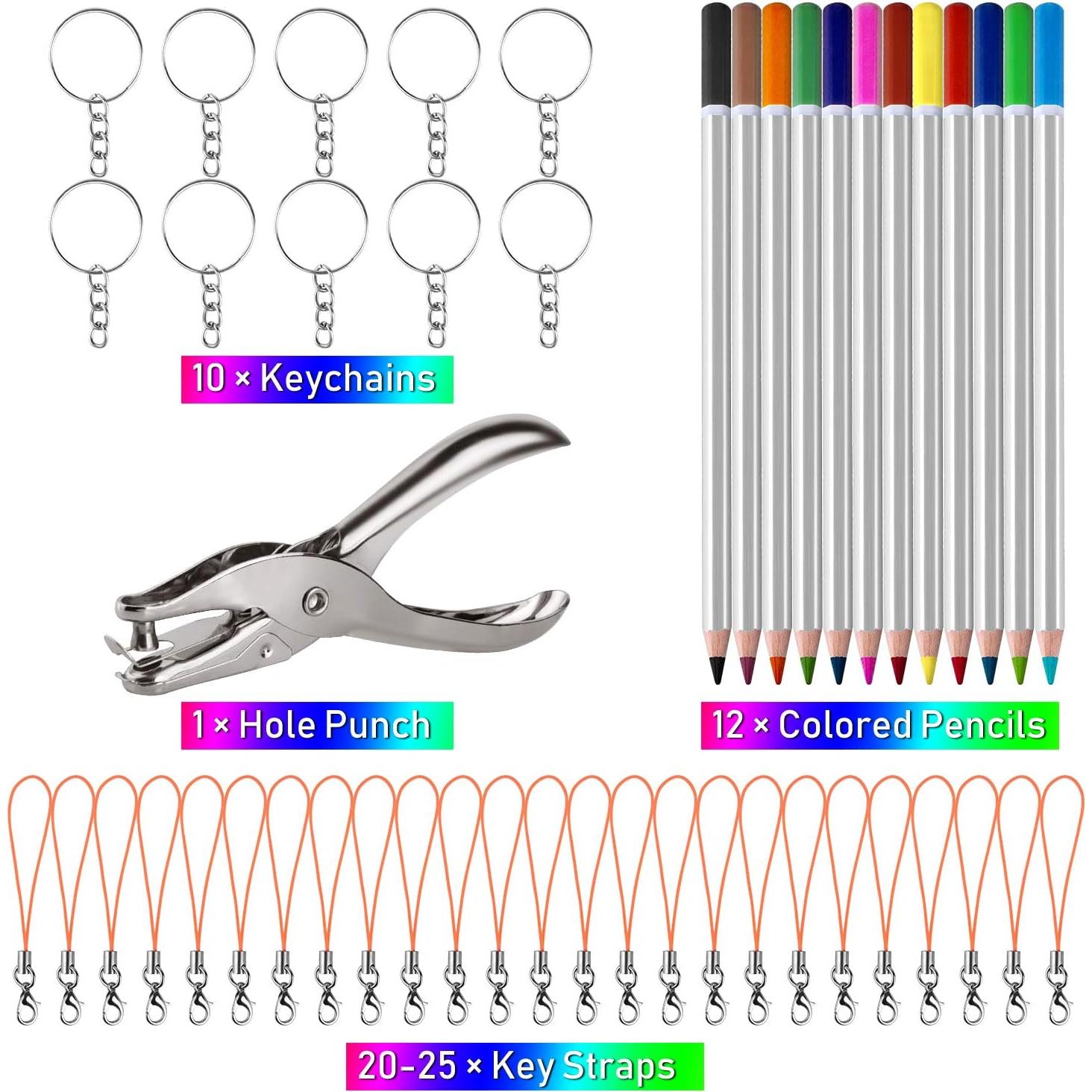 Kit de Manualidades TUPARKA 60 Piezas Plástico Termocontraíble