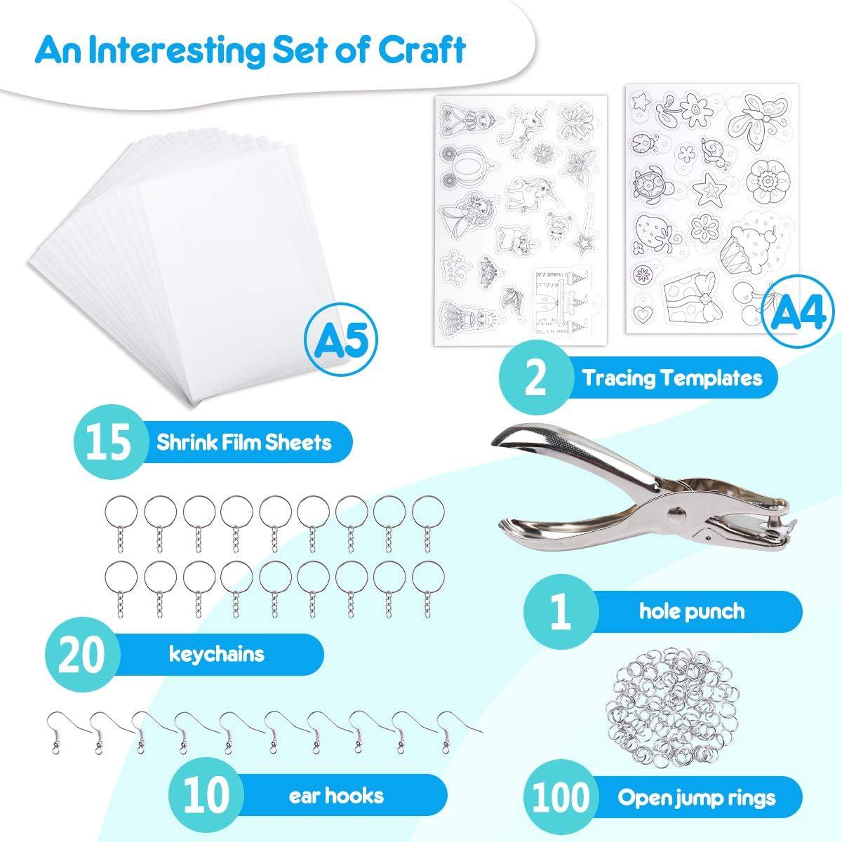 Kit de Plástico Retráctil Mocoosy 148 Piezas para Manualidades