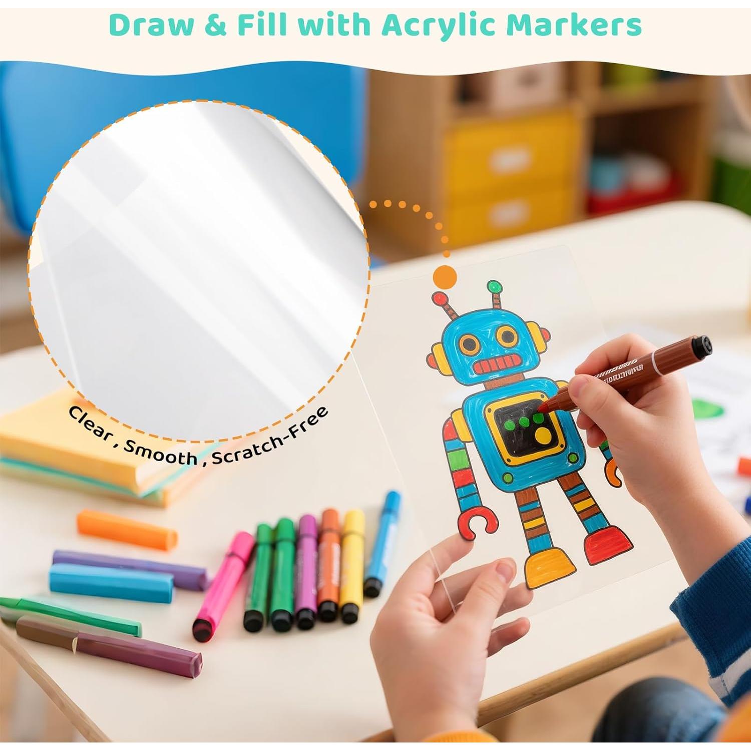 Kit de Hojas de Plástico Retráctil YONOVO 89 Piezas