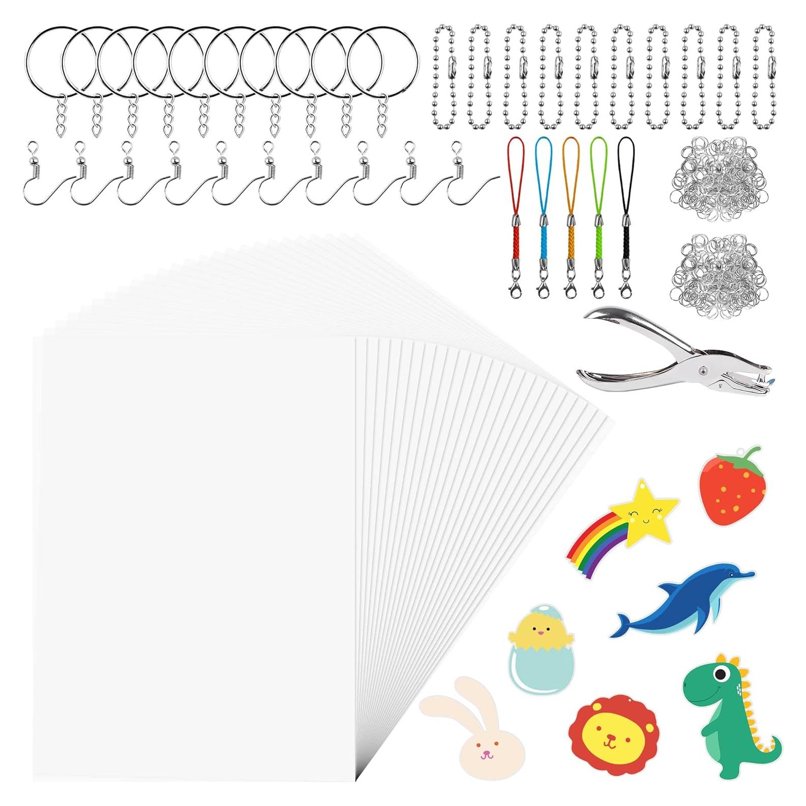 Kit de Manualidades PETDCHEB - 160 Piezas de Papel Encogible