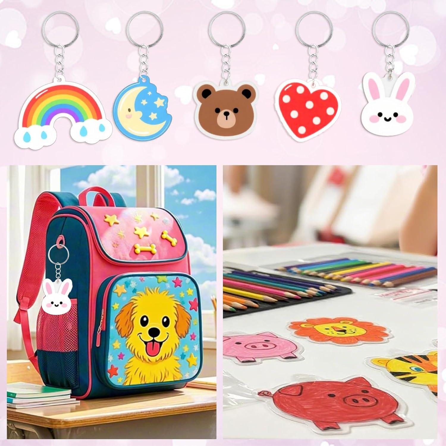 Kit Hojas de Plástico Retráctil LECEHIVO 40 Pcs DIY Arte