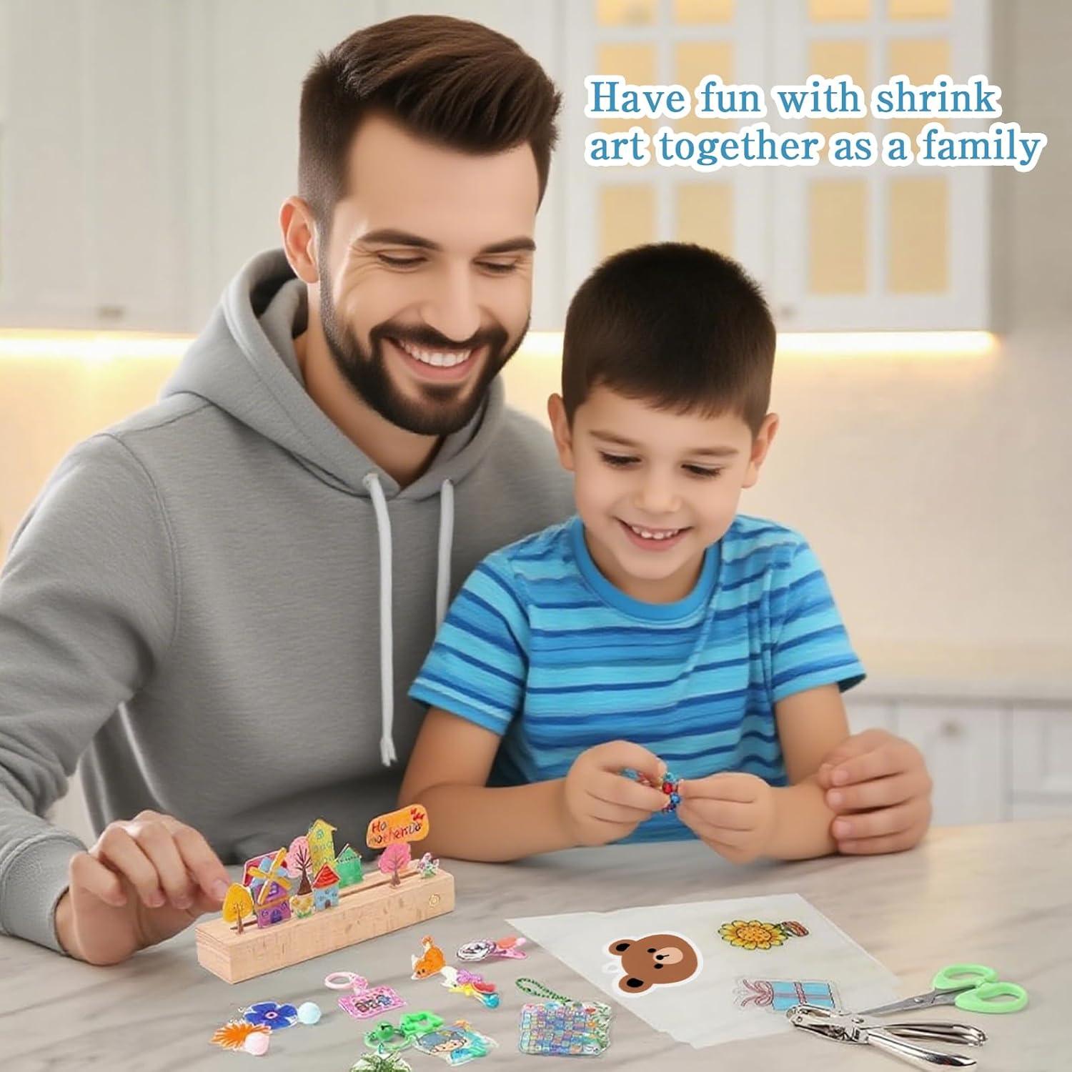 Kit Hojas de Plástico Retráctil LECEHIVO 40 Pcs DIY Arte