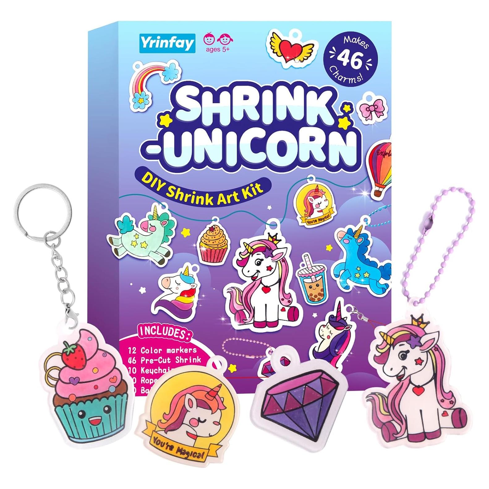 Kit de Manualidades de Plástico Encogible Yrinfay 89Pcs