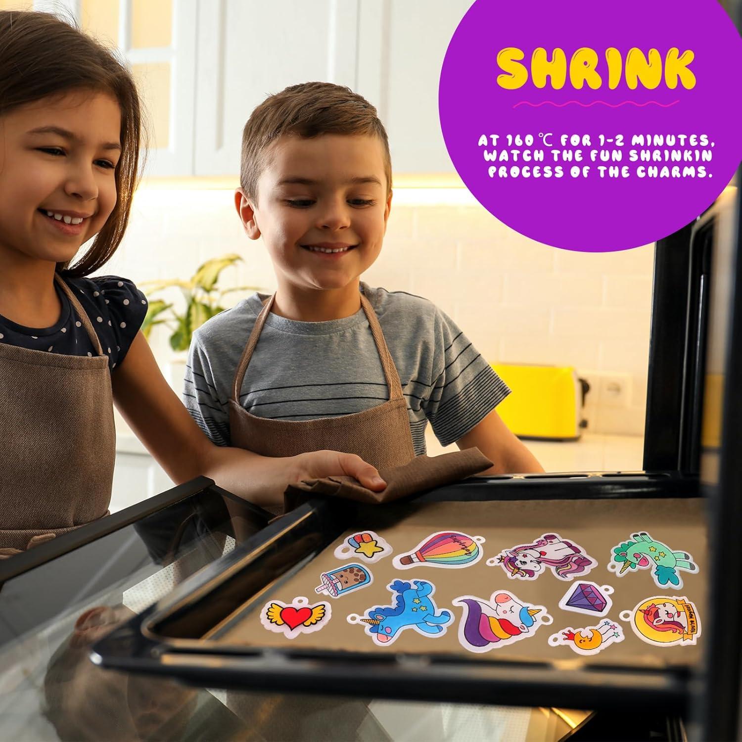 Kit de Manualidades de Plástico Encogible Yrinfay 89Pcs