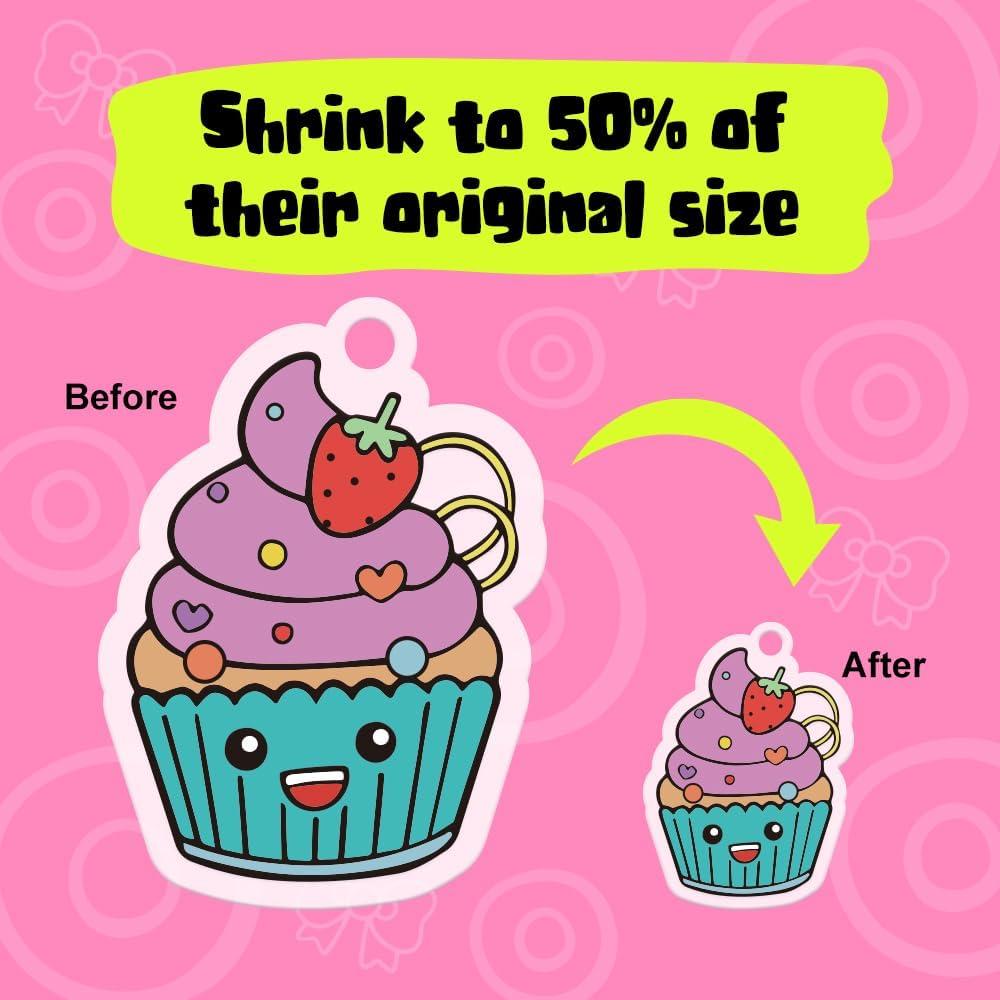 Kit de Manualidades de Plástico Encogible Yrinfay 89Pcs