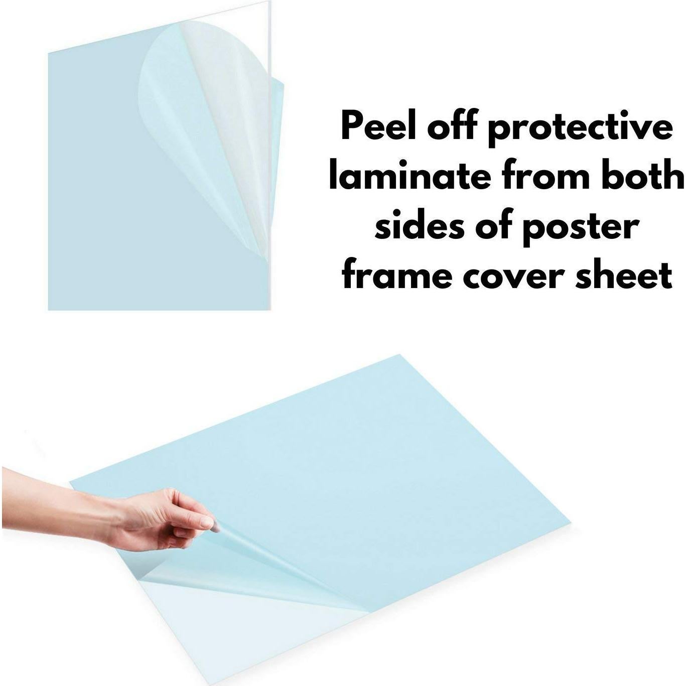 Hojas de Plástico PET Flexibles Icona Bay 4x6 cm - Paquete de 5