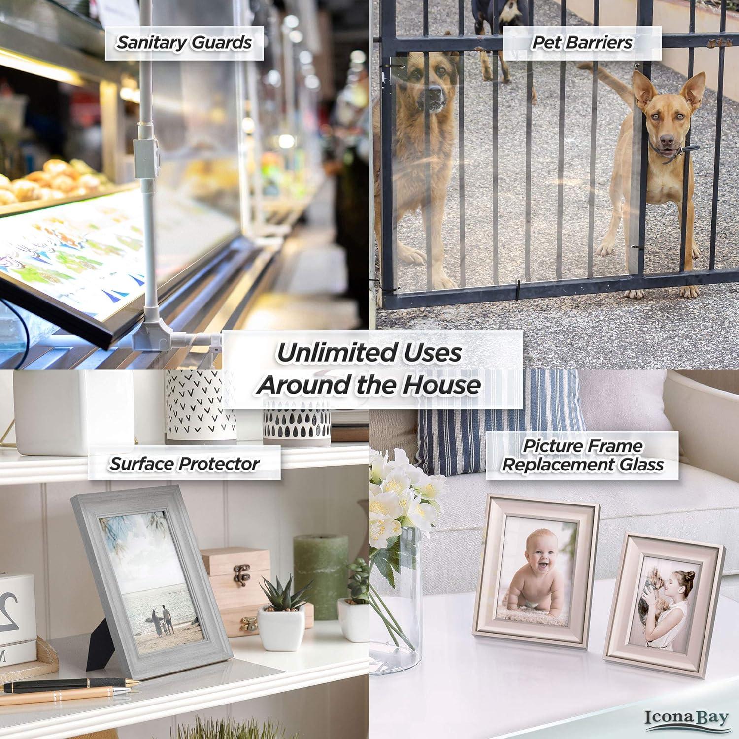 Hojas de Plástico PET Flexibles Icona Bay 4x6 cm - Paquete de 5